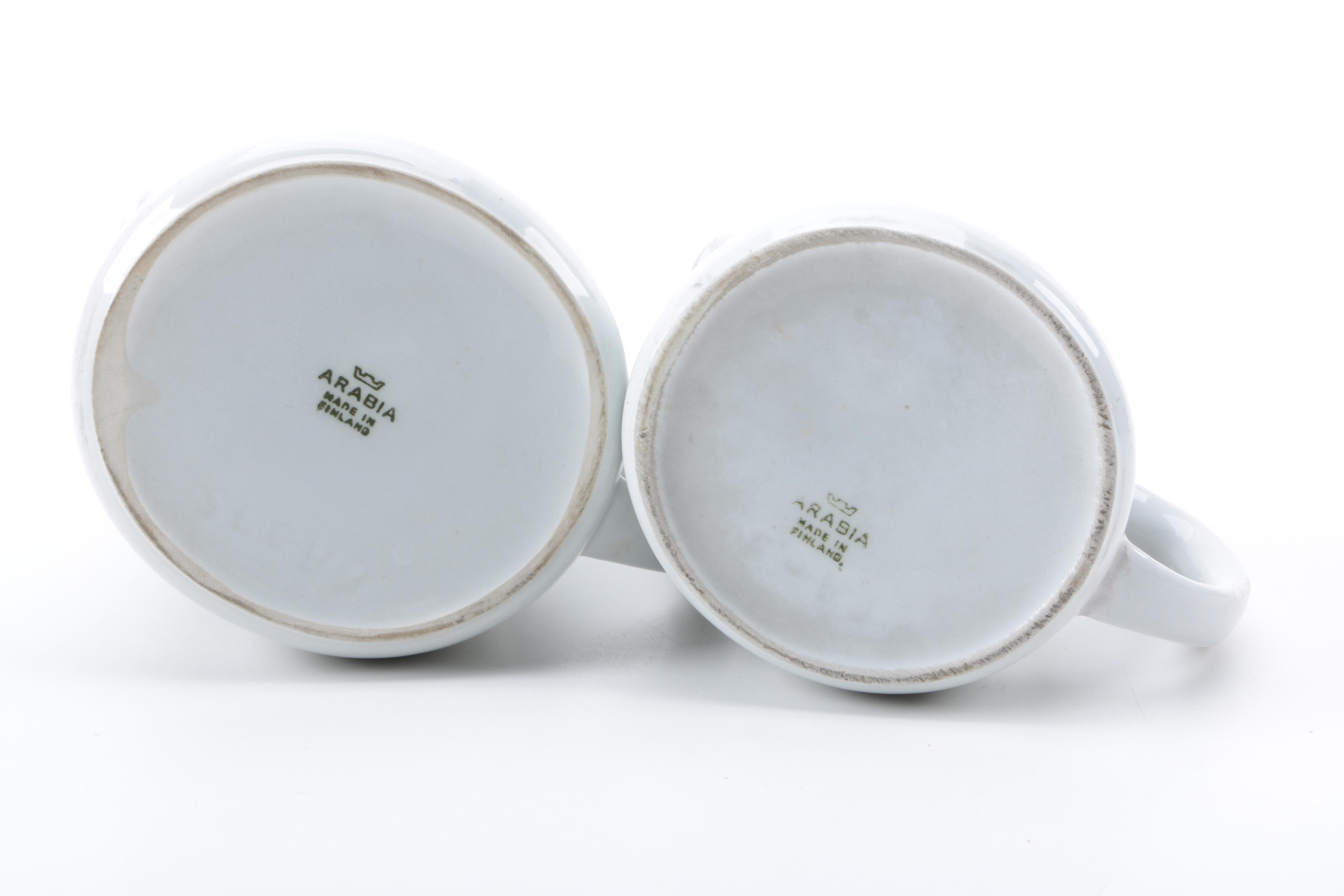 Vintage Arabia Ceramic Pitchers