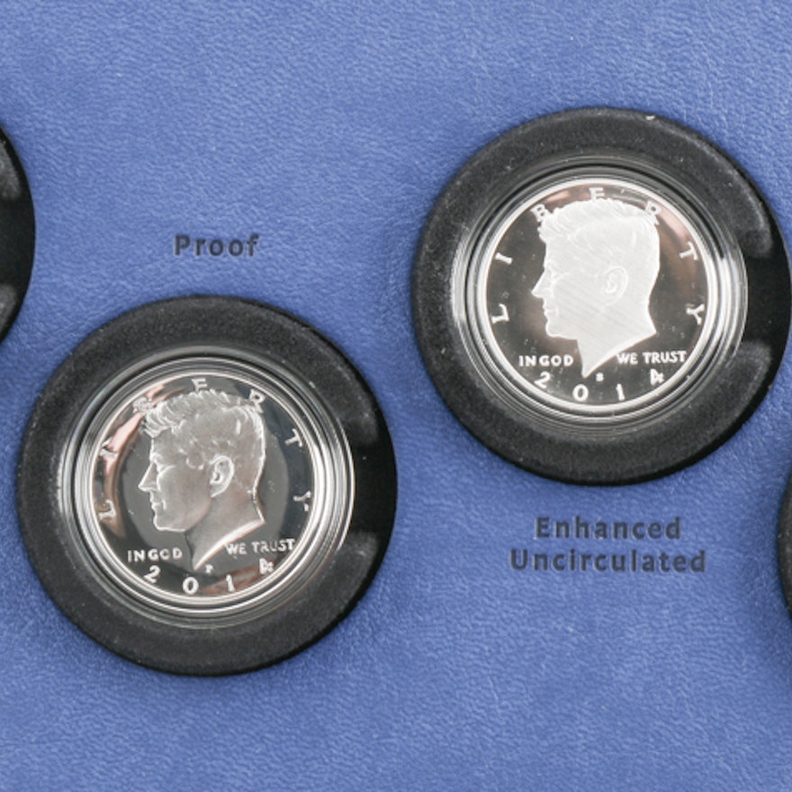 50th Anniversary Kennedy Half-Dollar Silver Coin Collection