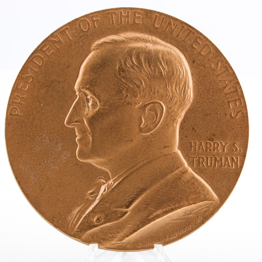 Harry S. Truman Bronze Inaugural Medal