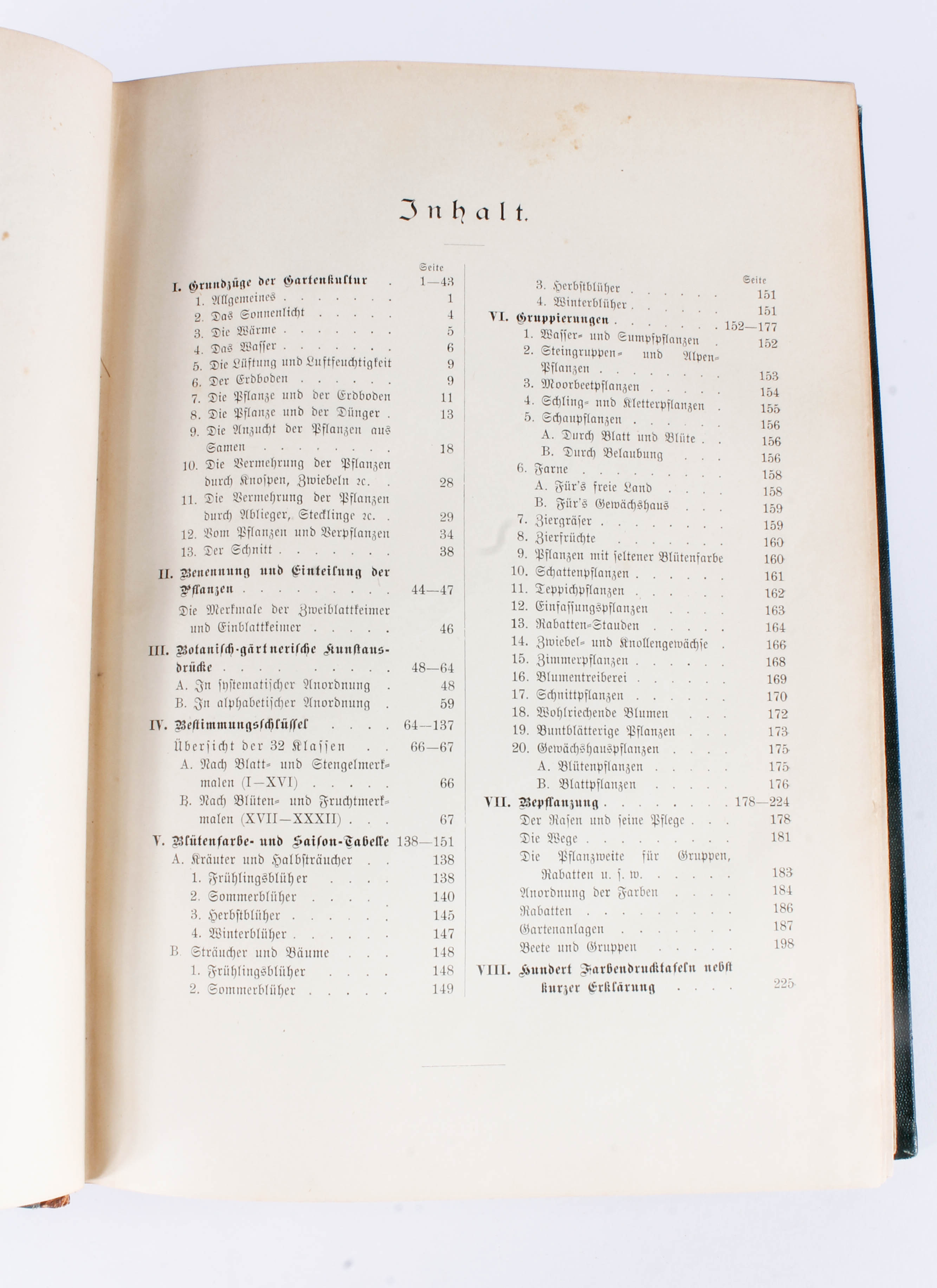 Antique Two-Volume Set of German "Blumengärtnerei" Plant Books