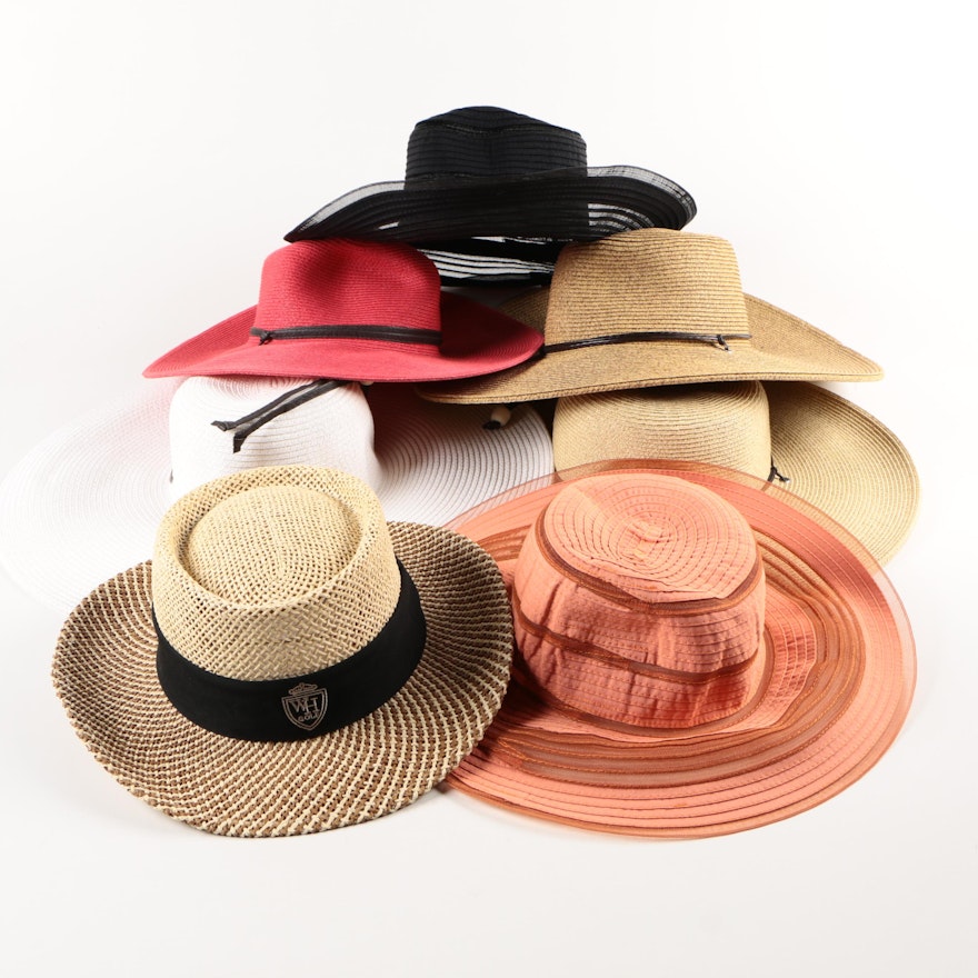 Seven Brimmed Hats