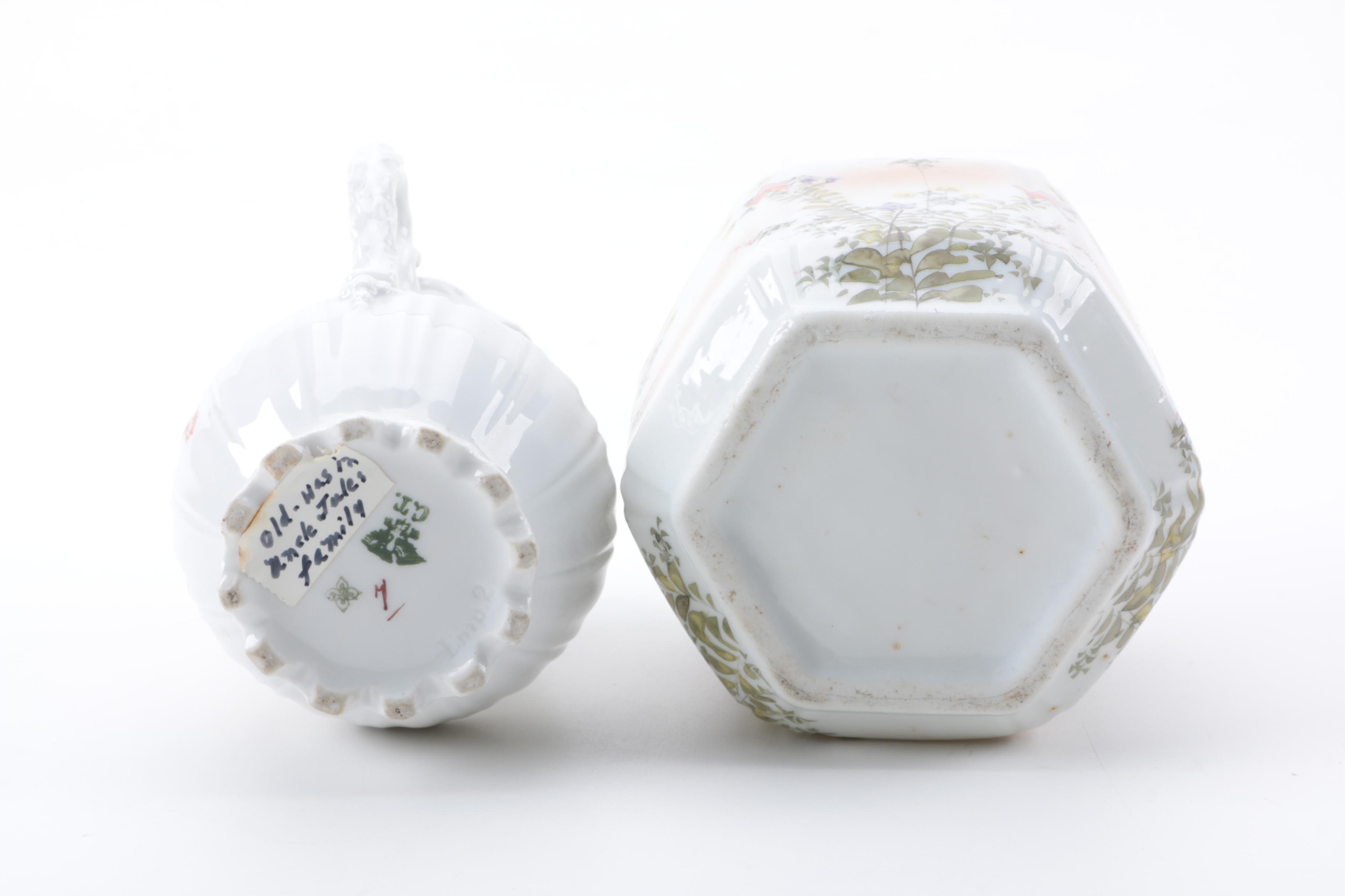 Hand-Painted Porcelain Assortment