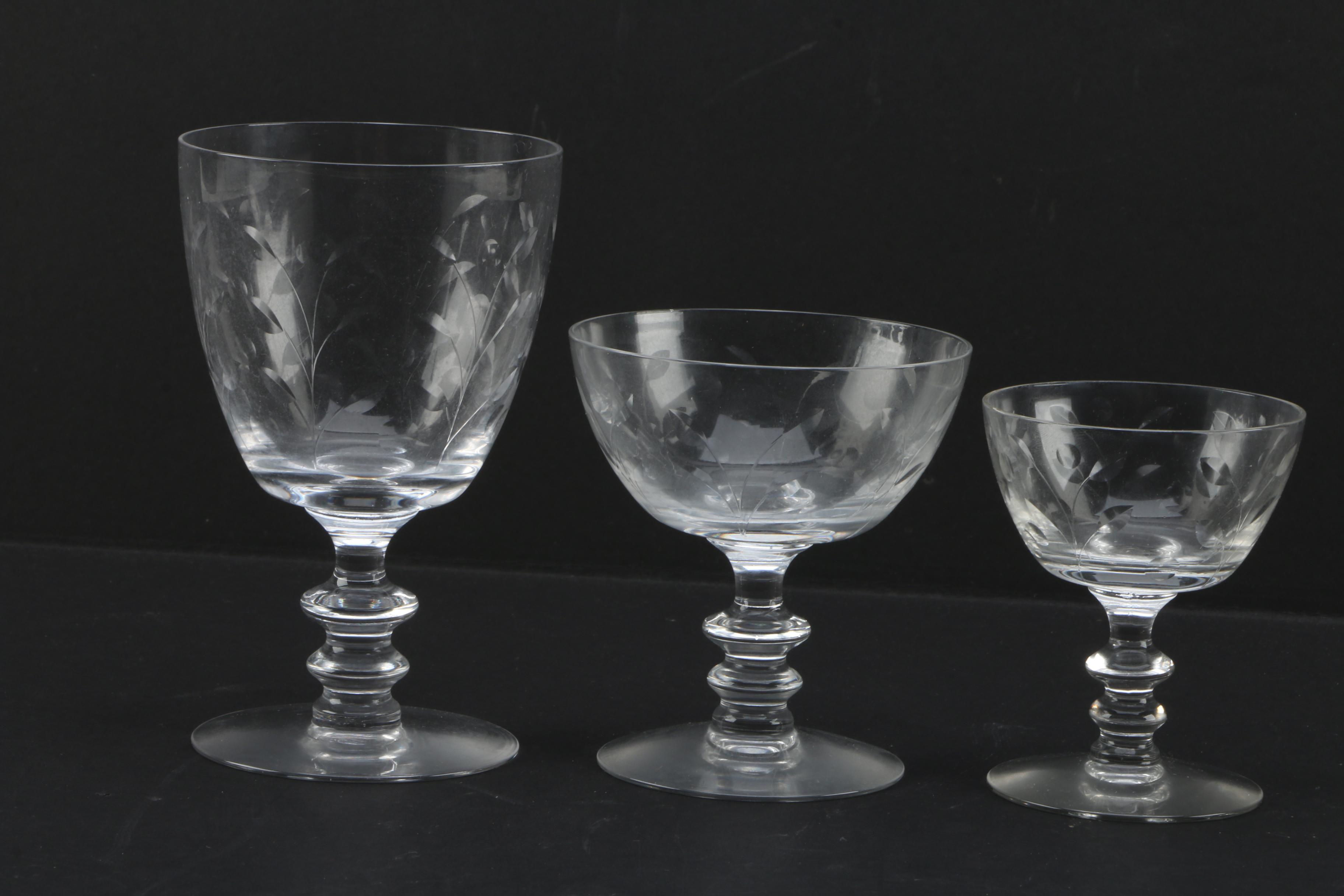 Etched Glassware