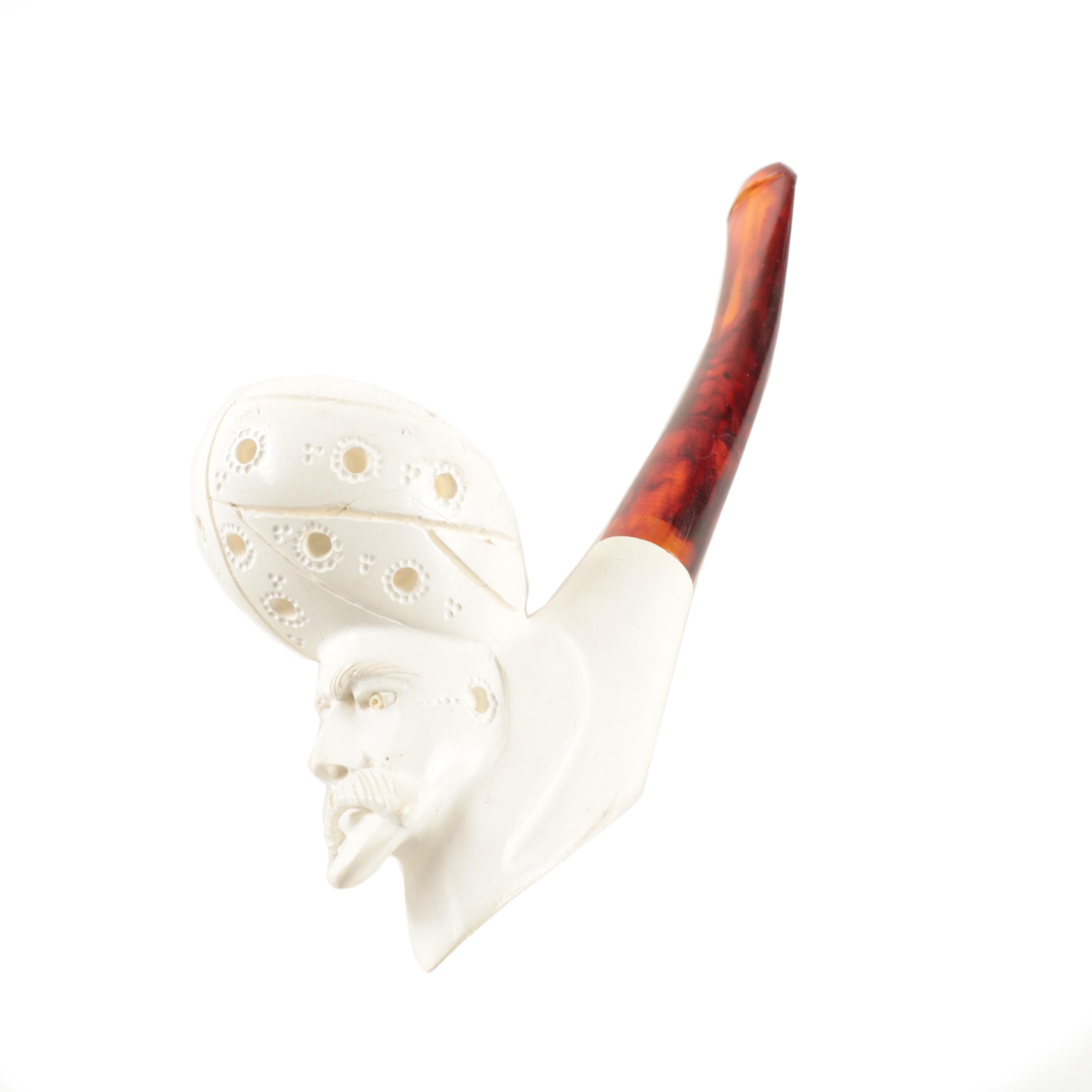 Carved Meerschaum Pipe