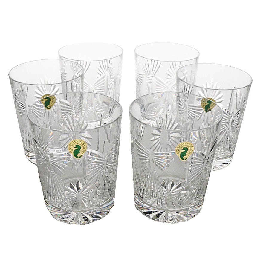 Waterford Crystal Universal Wishes Double Old Fashion Tumblers