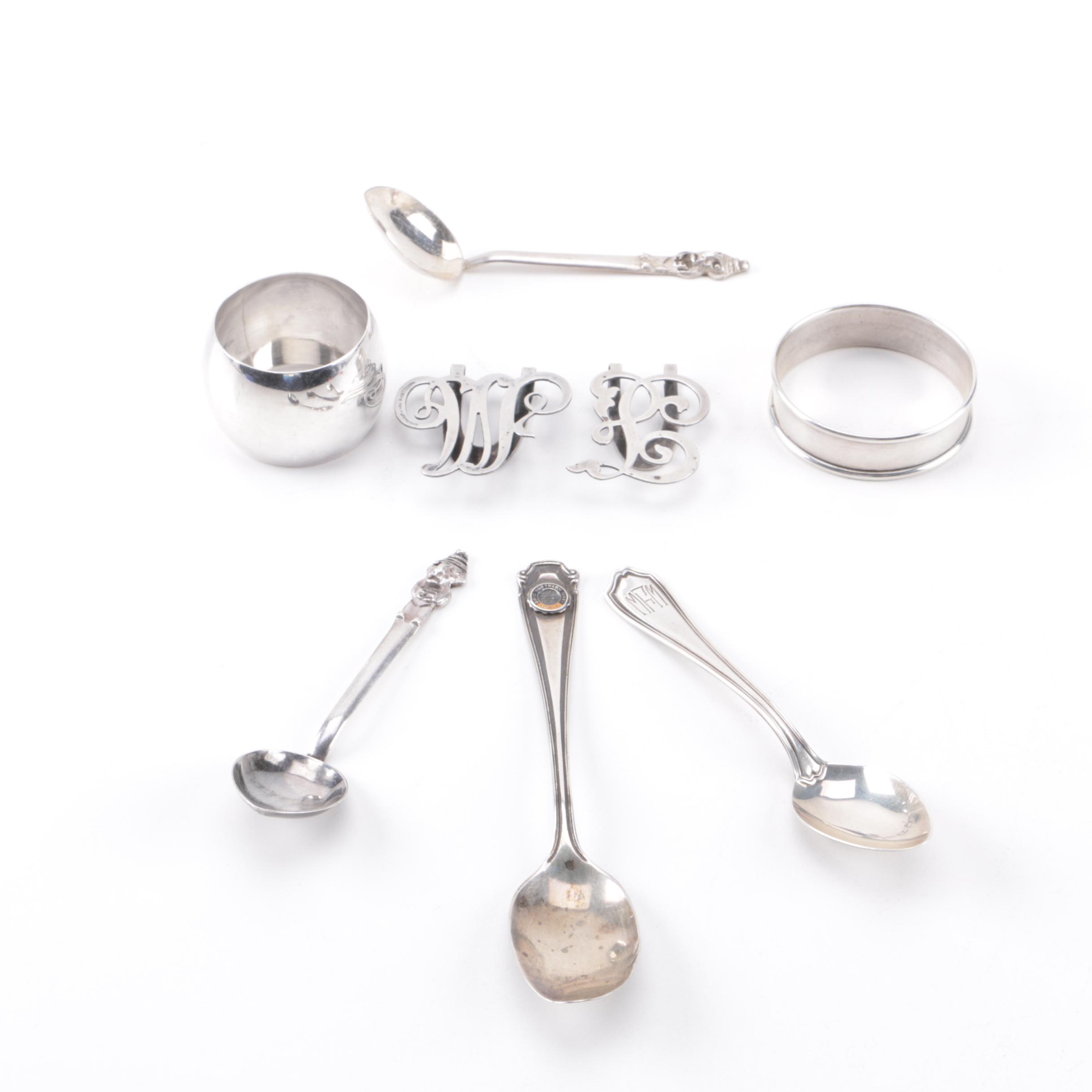 Reed & Barton "Hepplewhite" Spoon and Other Sterling Silver Tableware