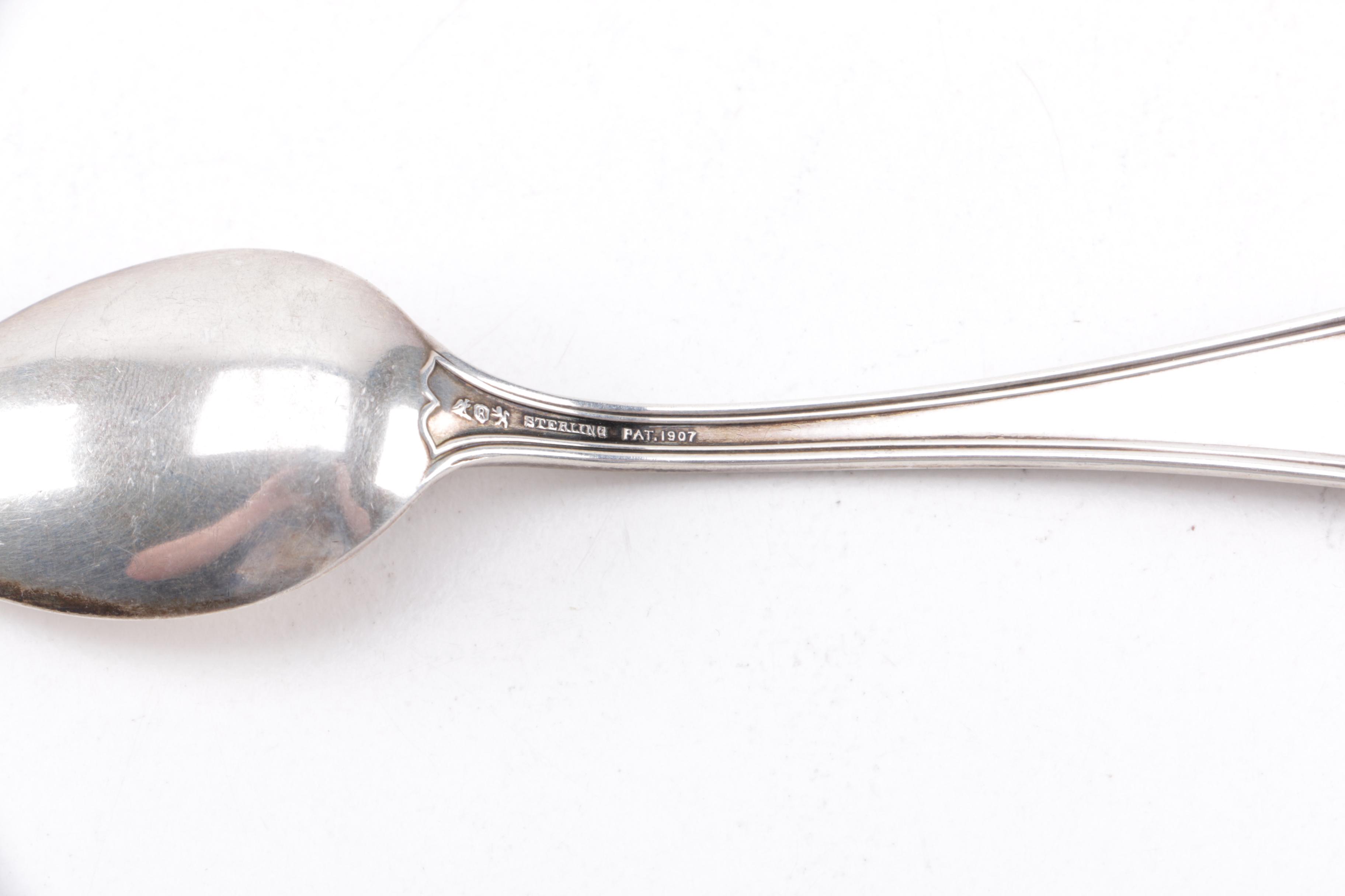 Reed & Barton "Hepplewhite" Spoon and Other Sterling Silver Tableware