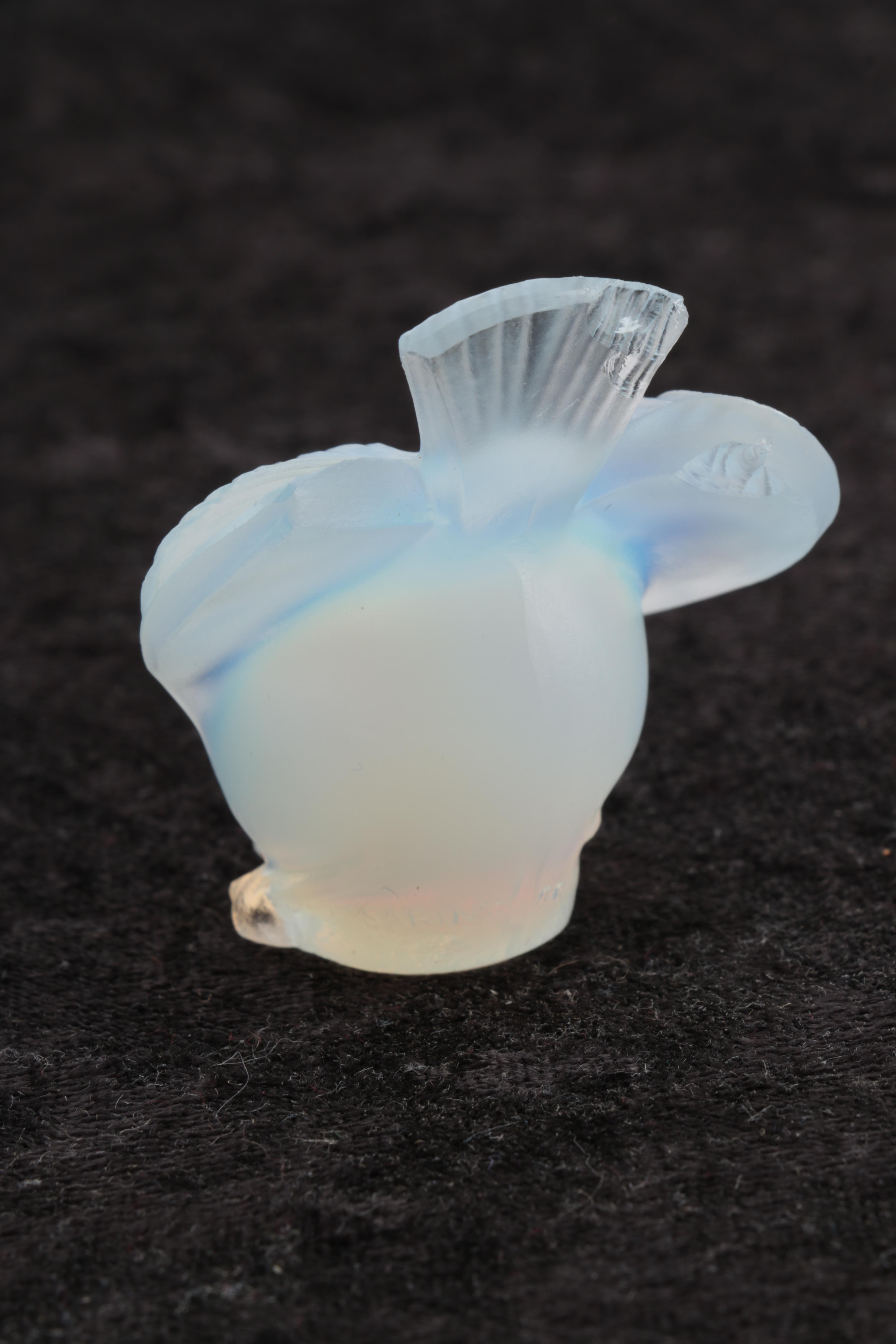 French Sabino Opalescent Glass Bird Figurine