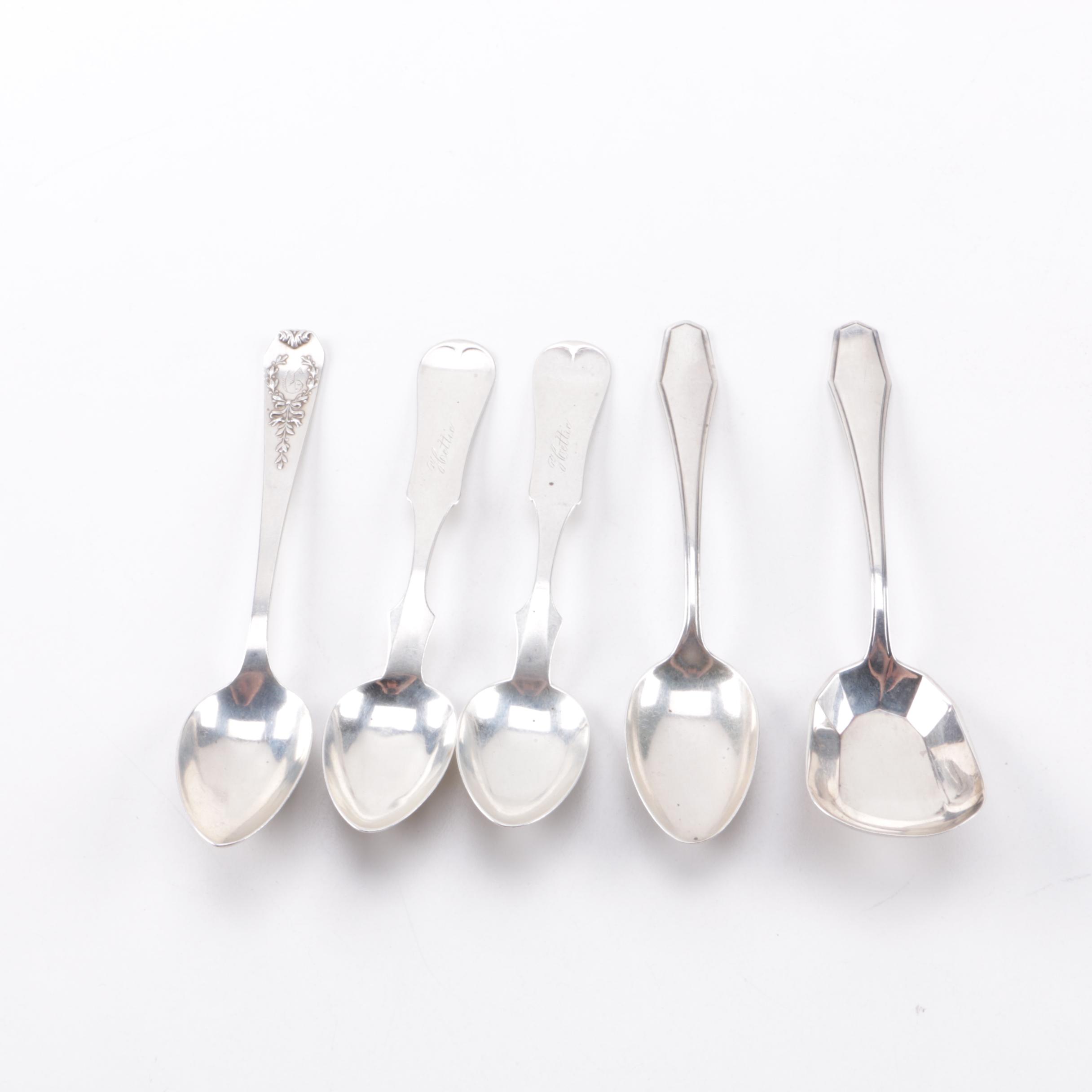 Duhme & Co. and Other Sterling Silver Spoons