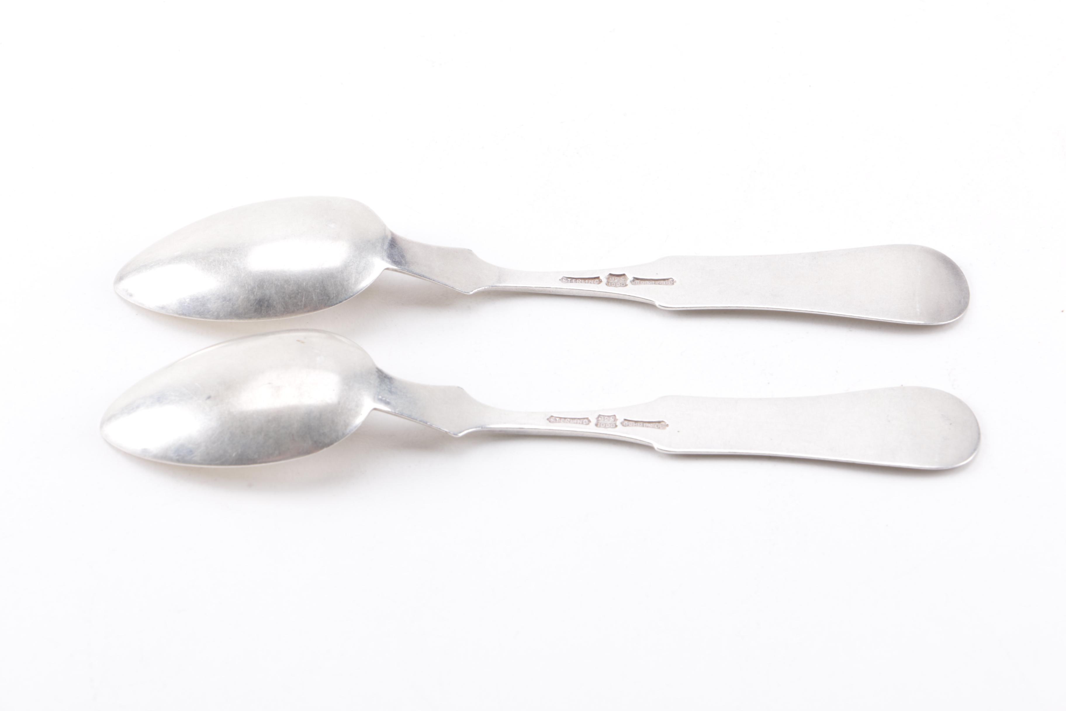Duhme & Co. and Other Sterling Silver Spoons
