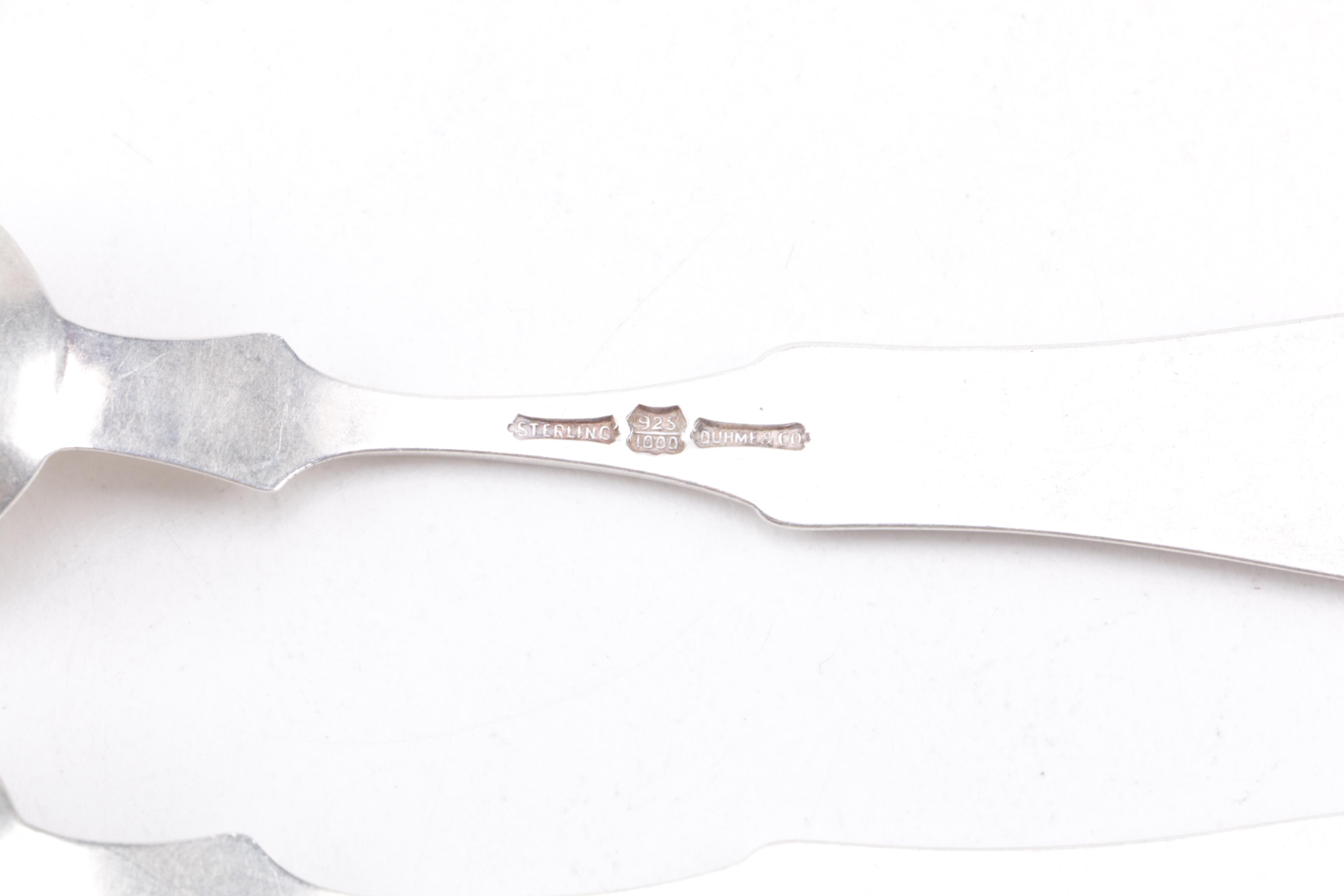 Duhme & Co. and Other Sterling Silver Spoons