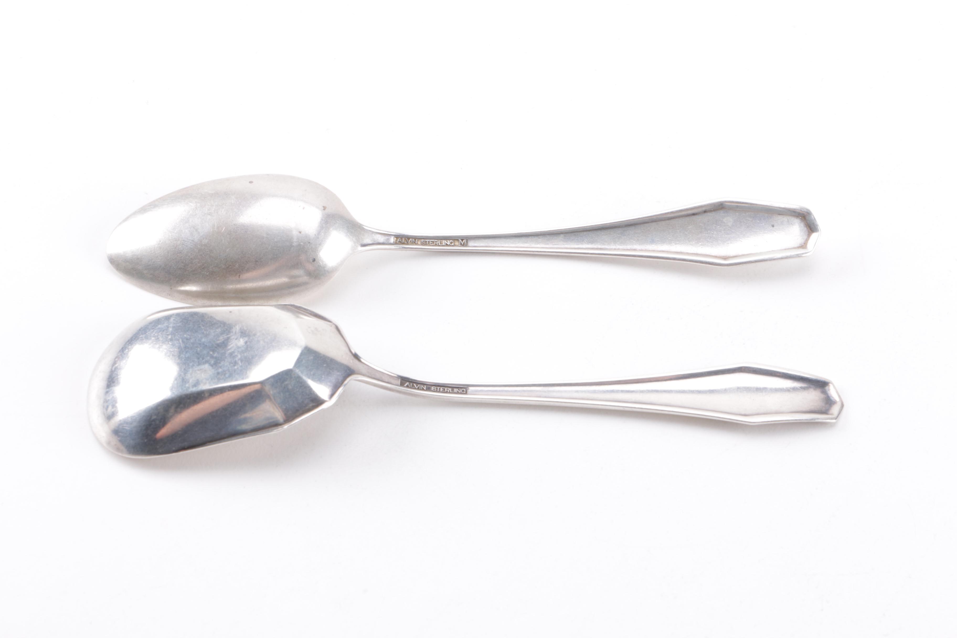 Duhme & Co. and Other Sterling Silver Spoons