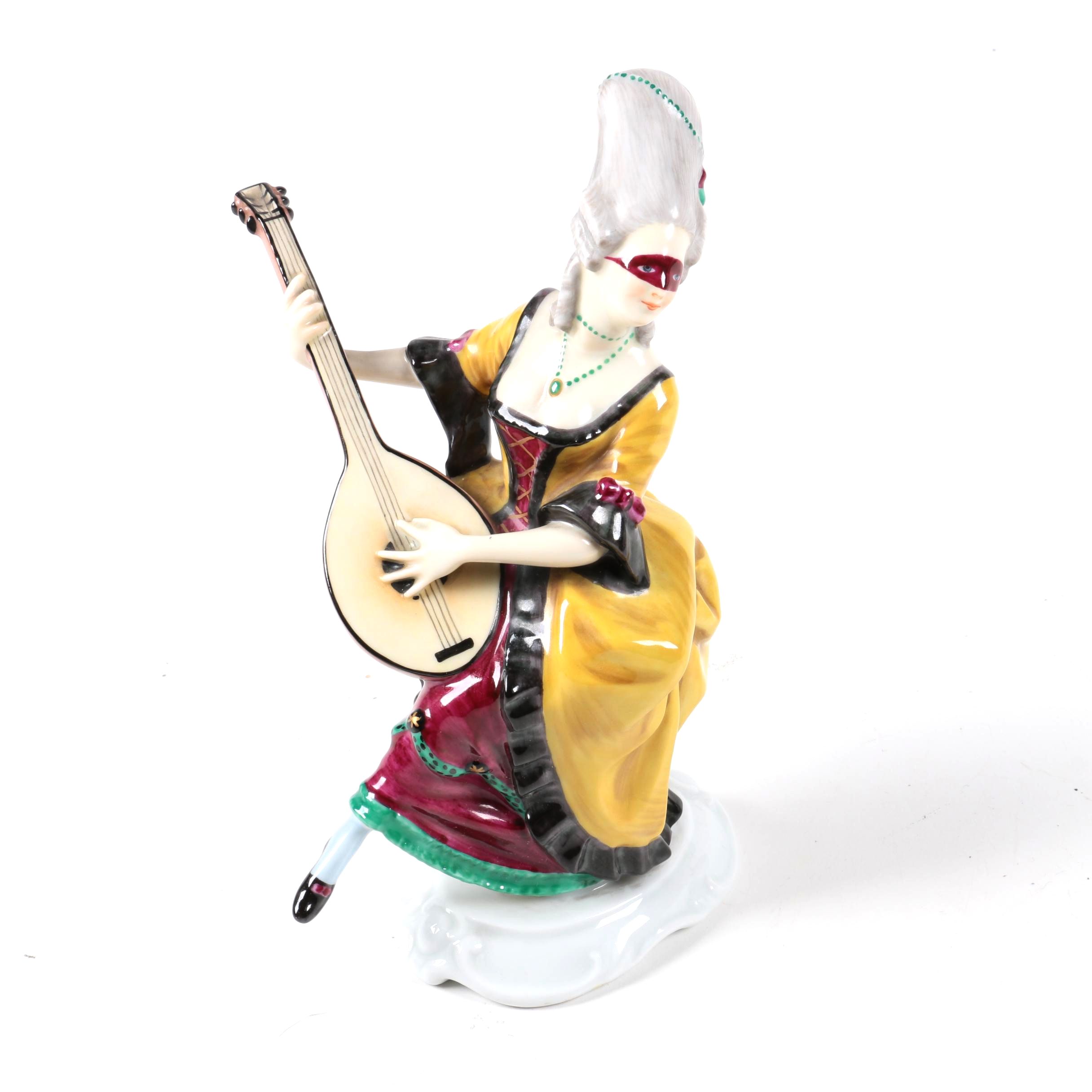 Rosenthal Figurine of 18th Century Female Musician