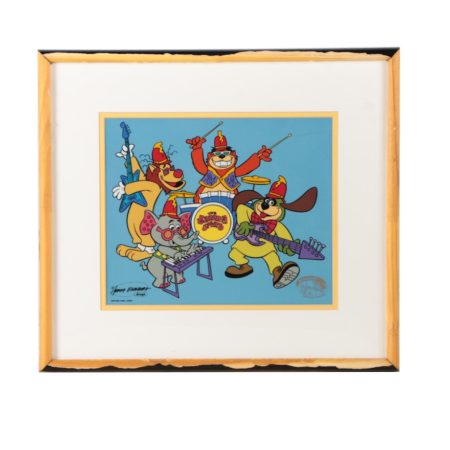 Jerry Eisenberg Limited Edition Serigraph After Sericel "The Banana Splits Band"