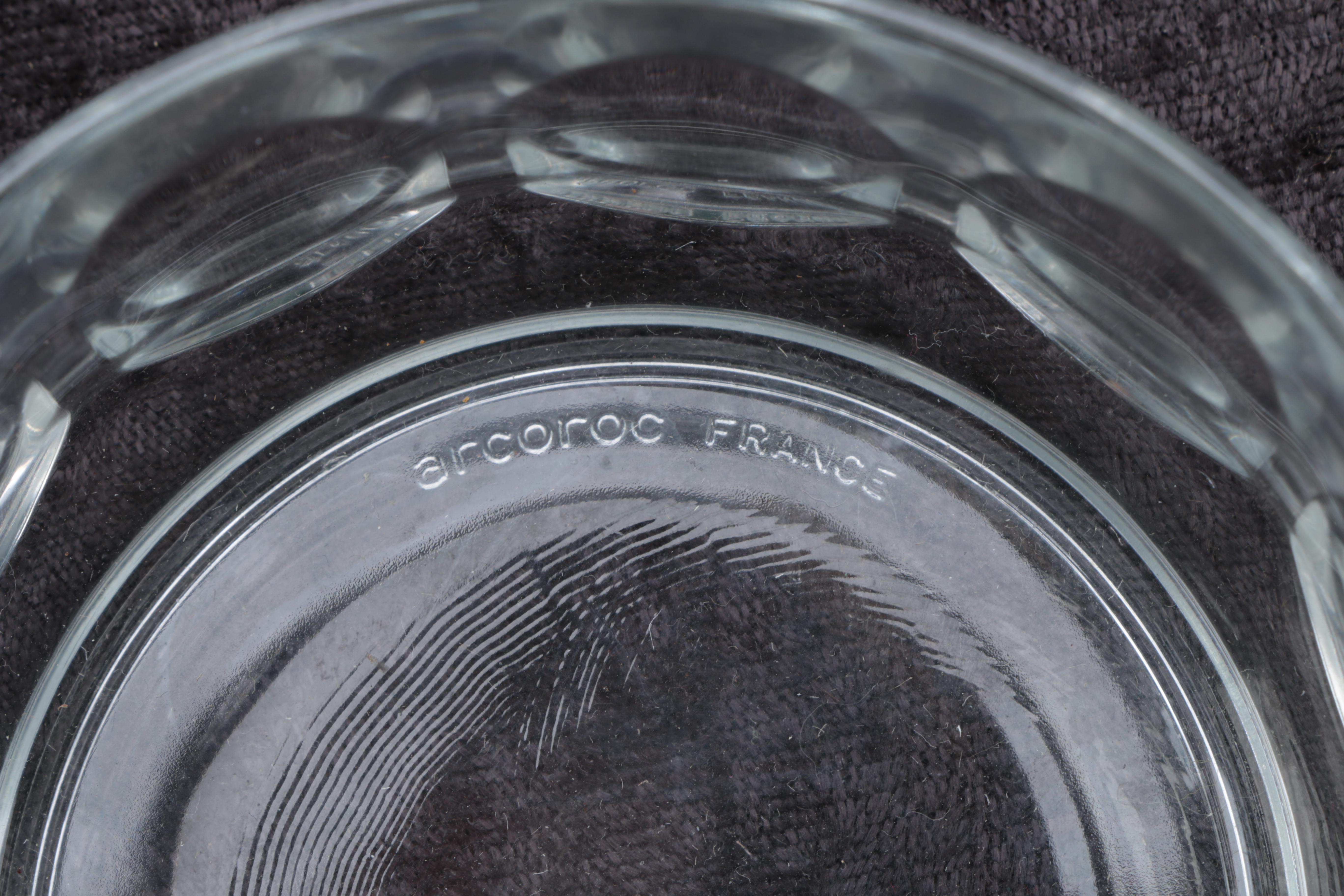 Glass Tableware Including Arcoroc