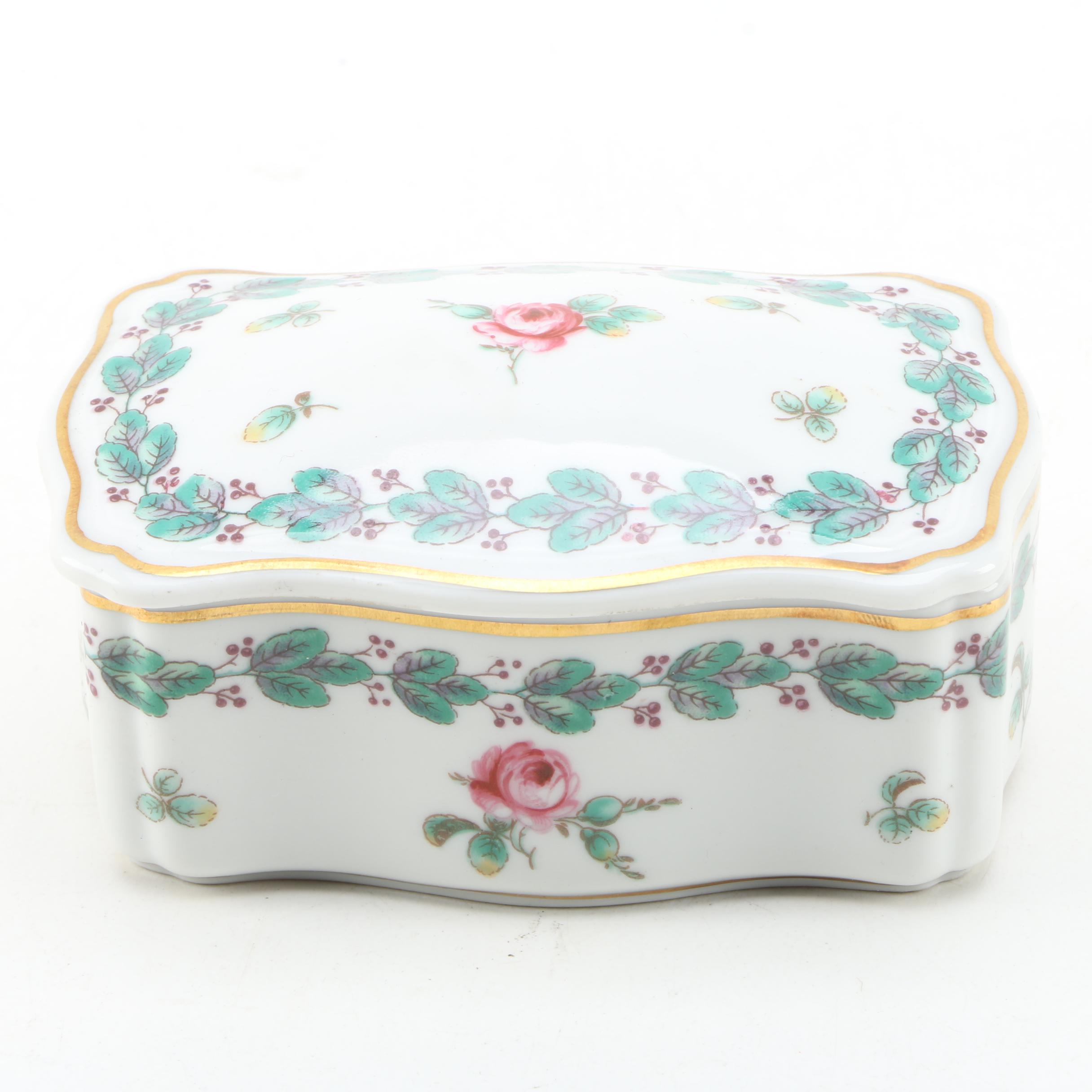 Richard Ginori Italian Porcelain Trinket Box