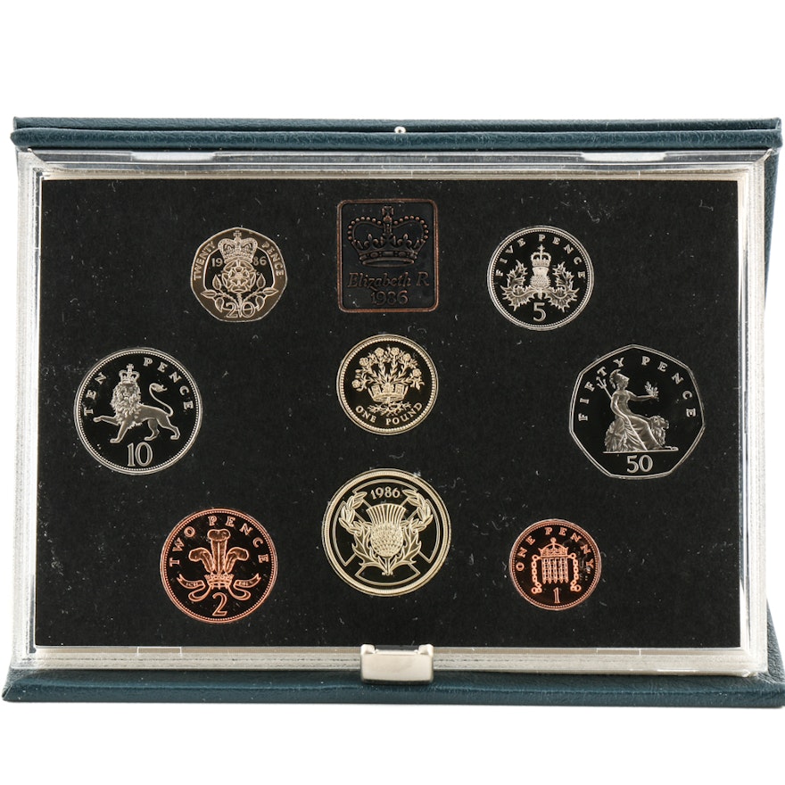 1986 United Kingdom Proof Coin Collection