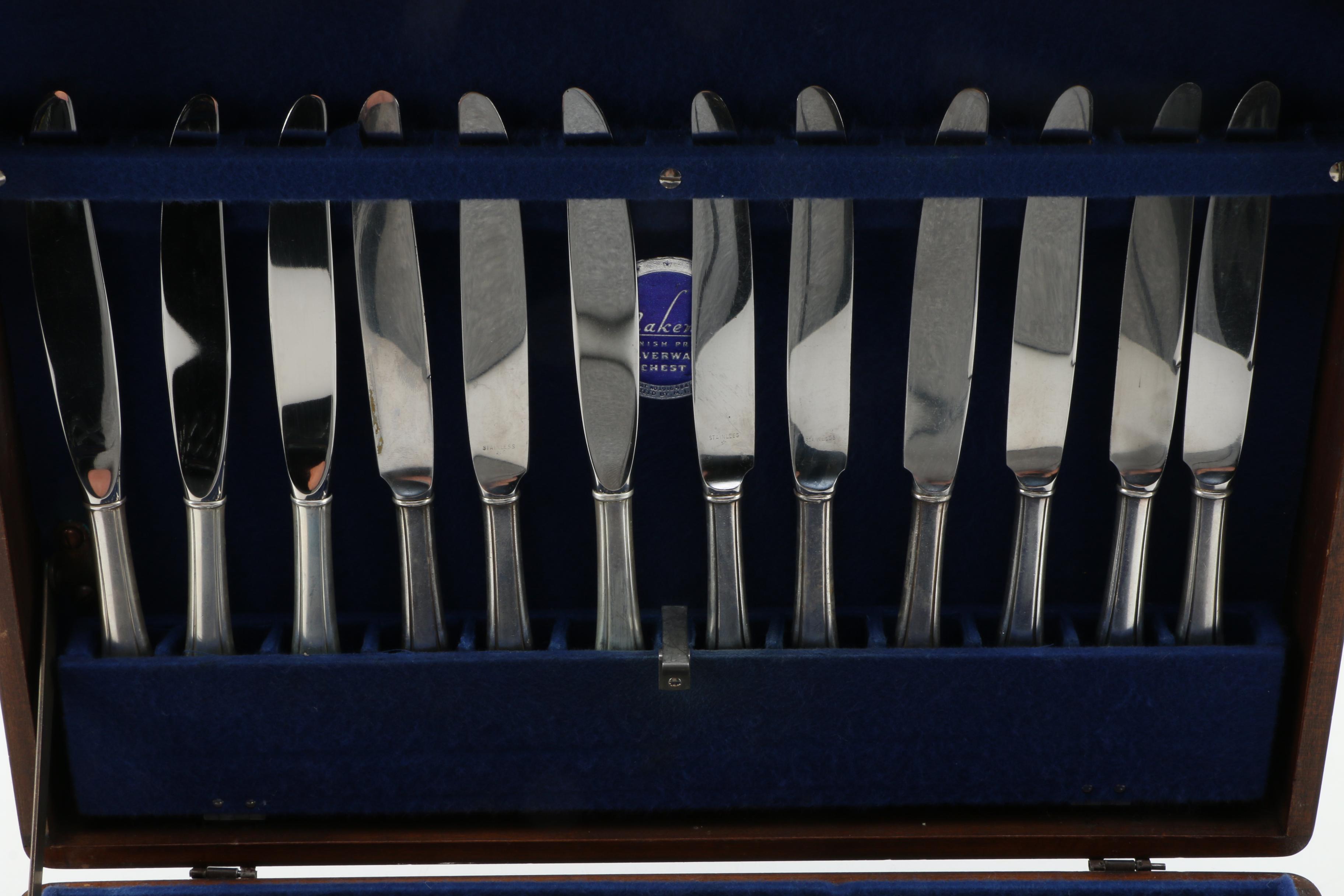 Gorham "Lyric" Sterling Silver Flatware Set