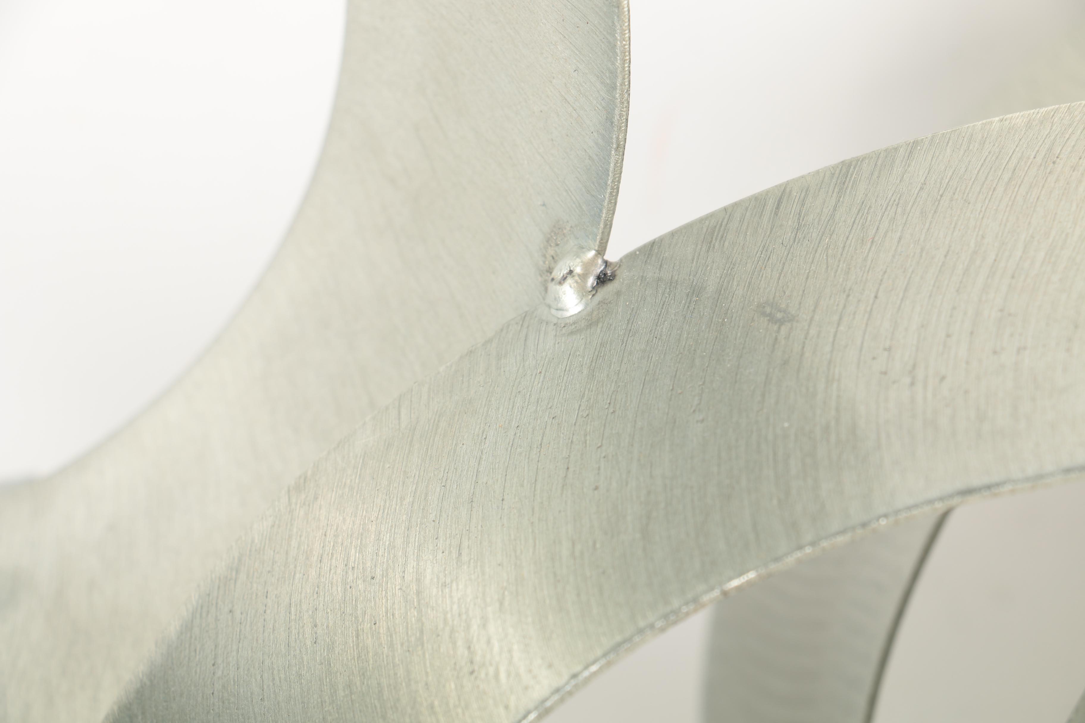 1980 Curtis Jeré Signed Metal Wall Sculpture "Continuity"