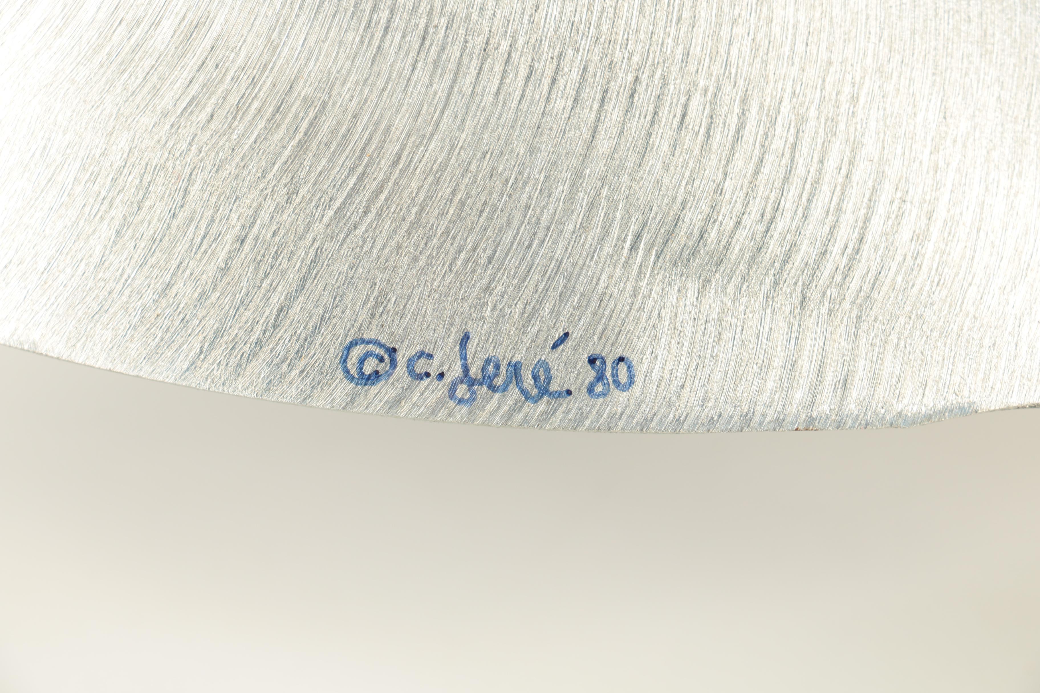 1980 Curtis Jeré Signed Metal Wall Sculpture "Continuity"