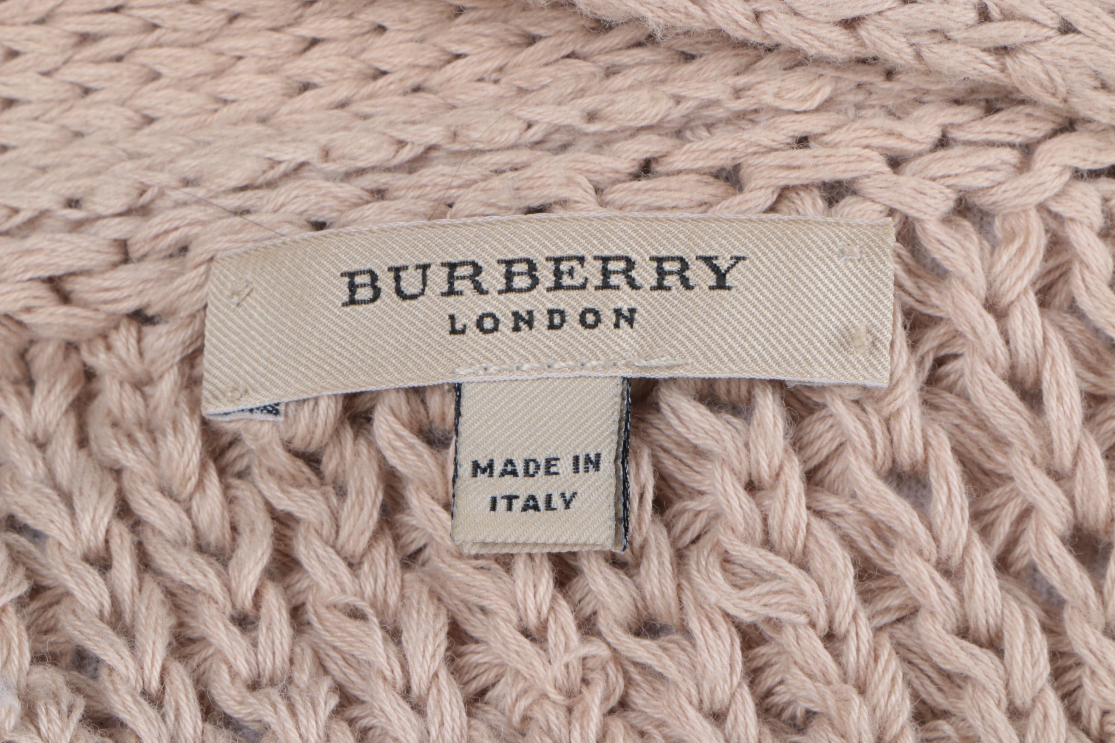 Burberry London Belted Cardigan