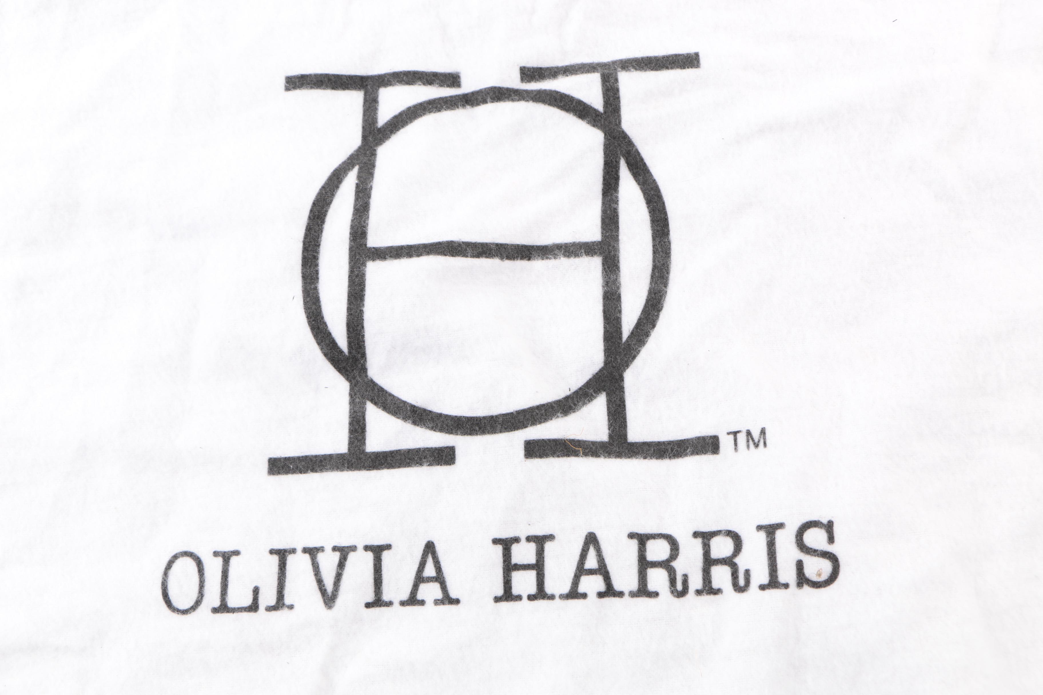 Olivia Harris White Leather Satchel Handbag