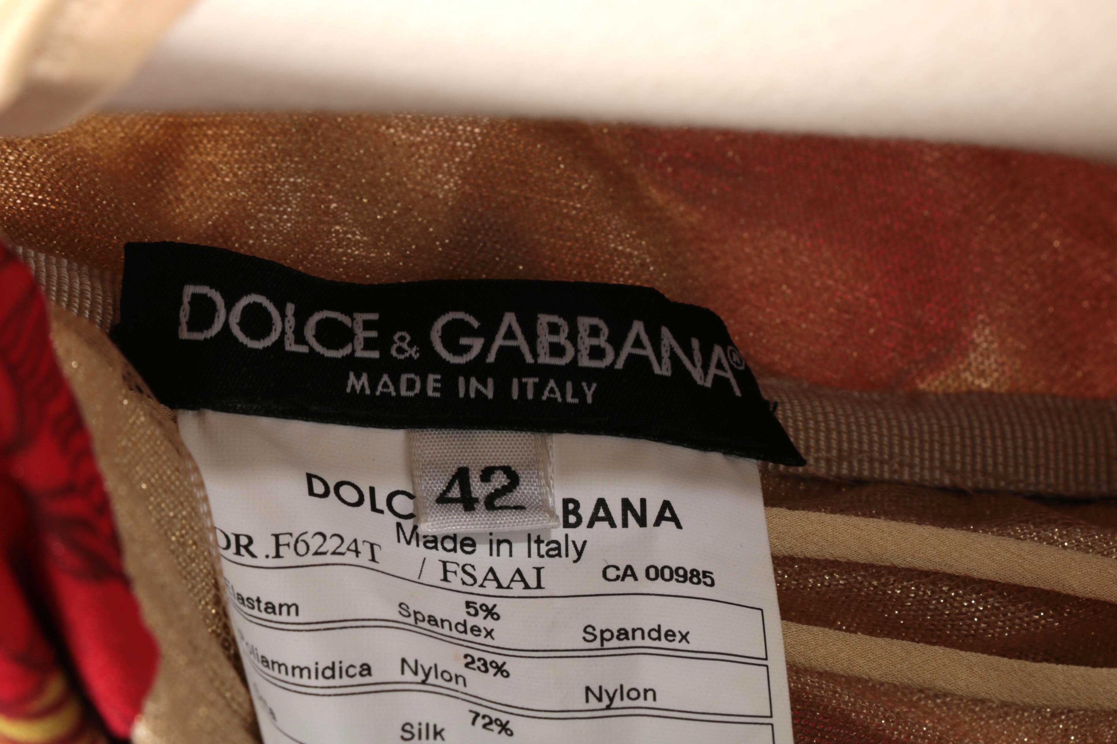 Dolce & Gabbana Cocktail Dress