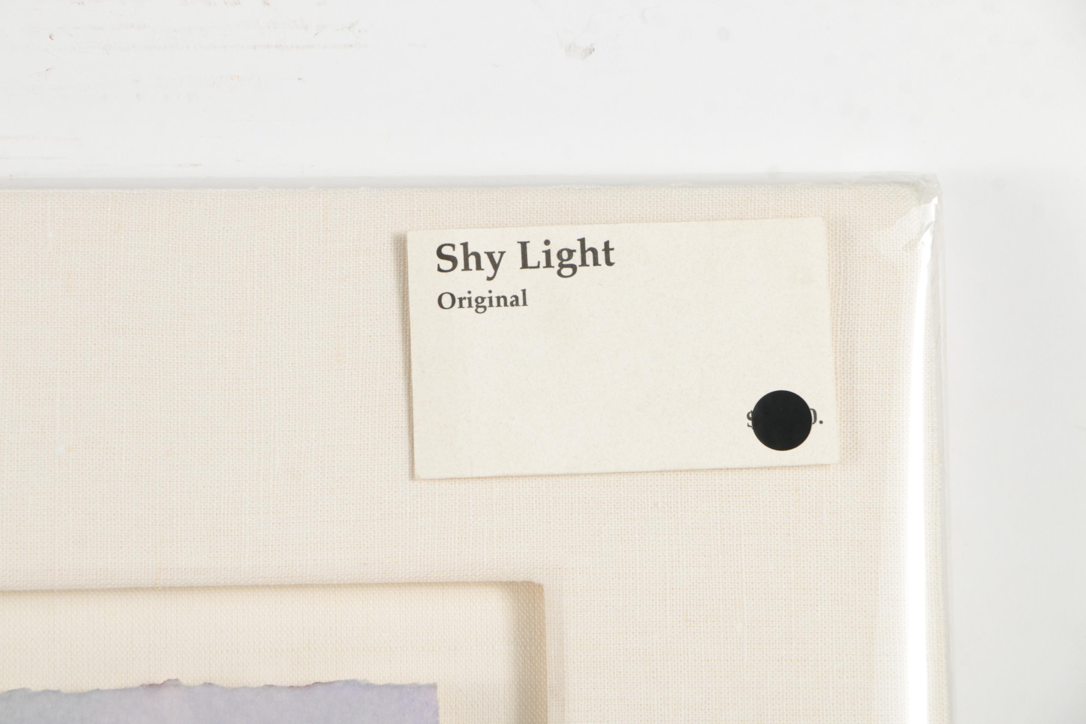 C.L. Cunningham Mixed Media Artwork "Shy Light"