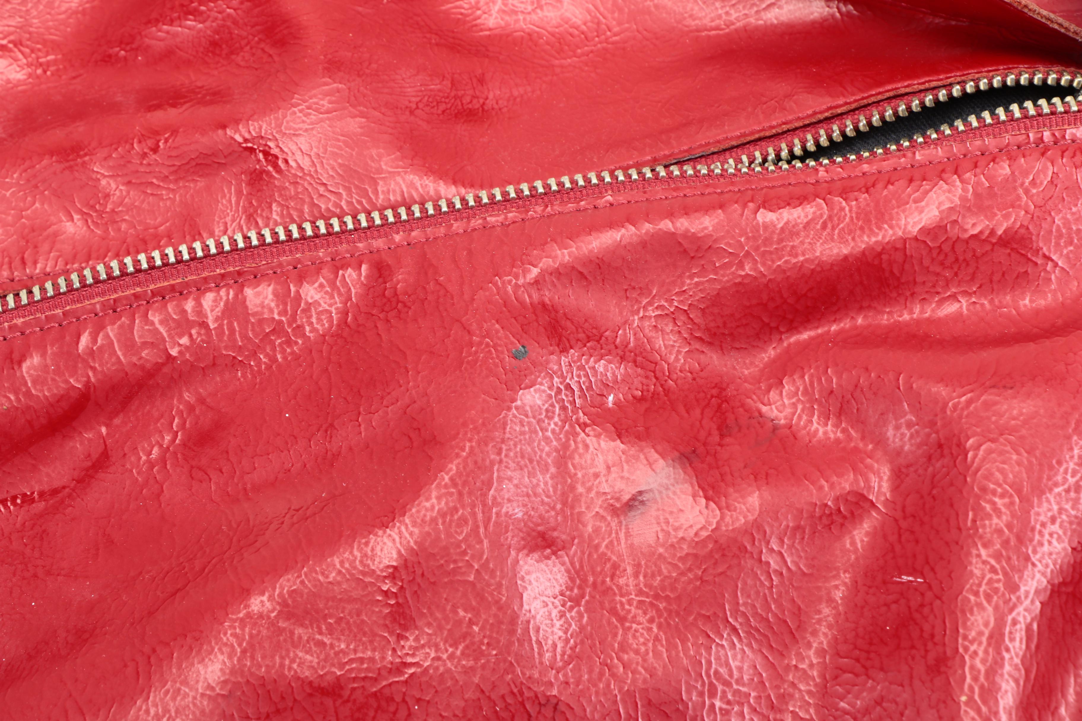 Foley & Corinna Red Leather Crossbody and Kate Spade Cosmetic Bag