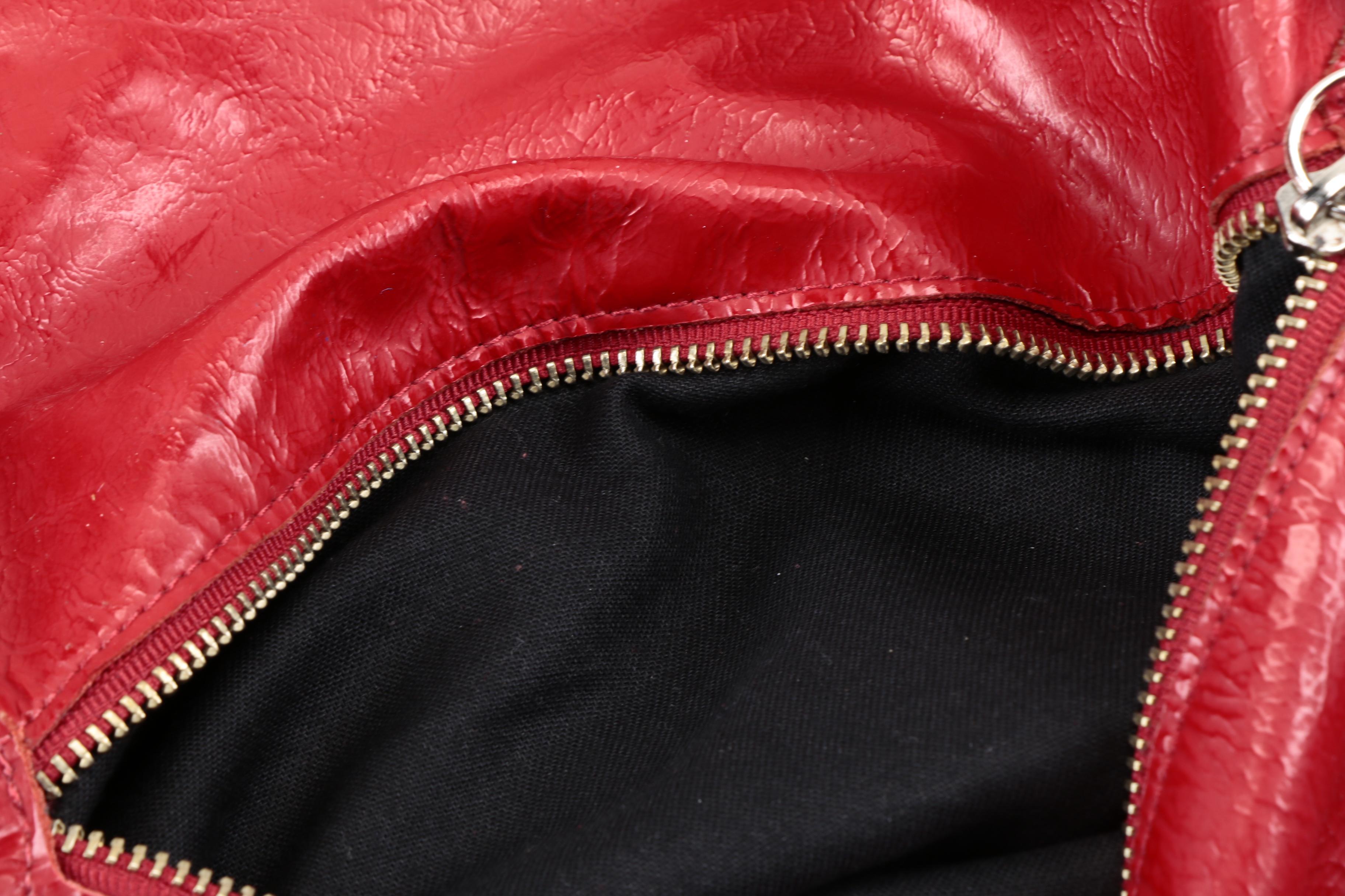 Foley & Corinna Red Leather Crossbody and Kate Spade Cosmetic Bag