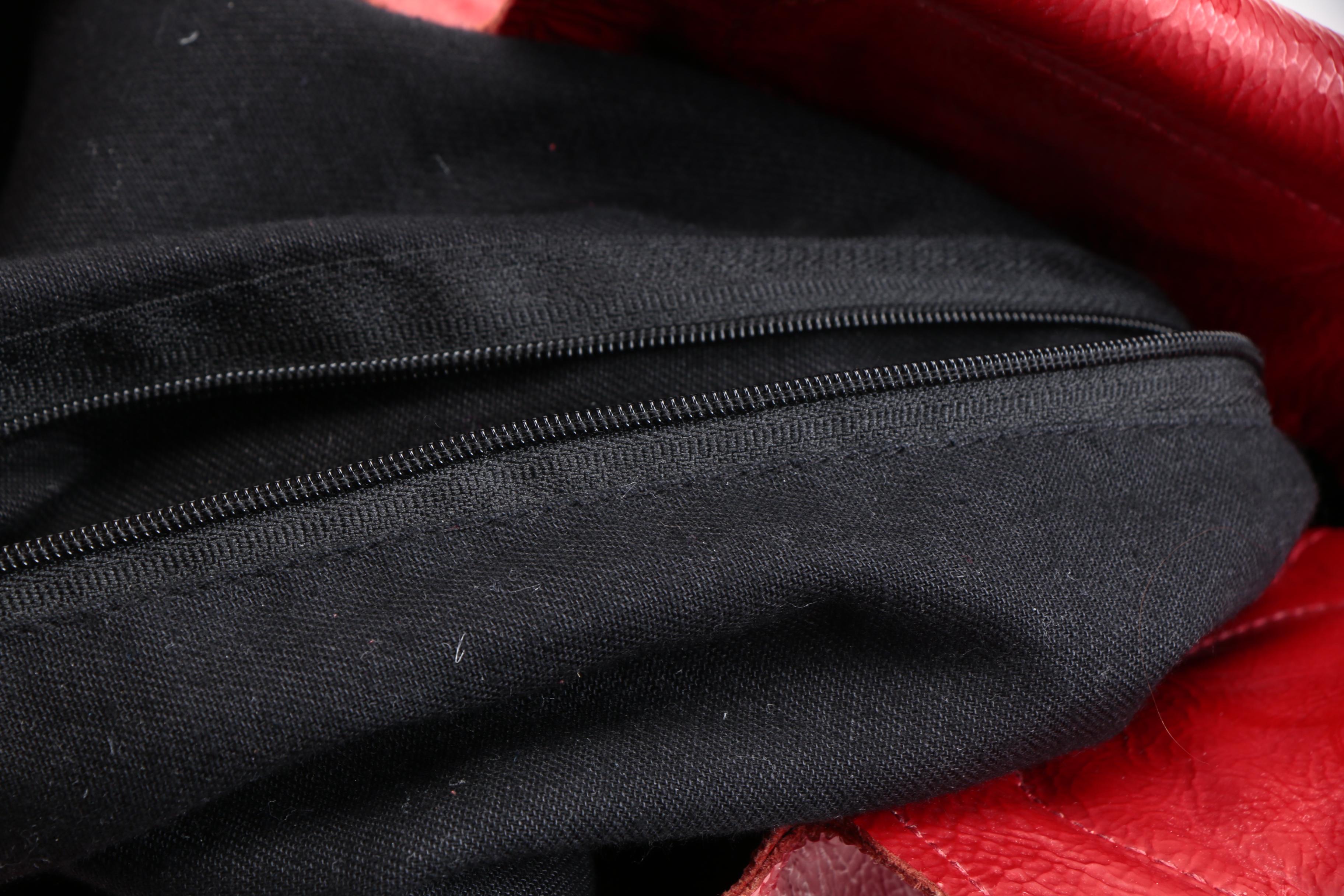 Foley & Corinna Red Leather Crossbody and Kate Spade Cosmetic Bag