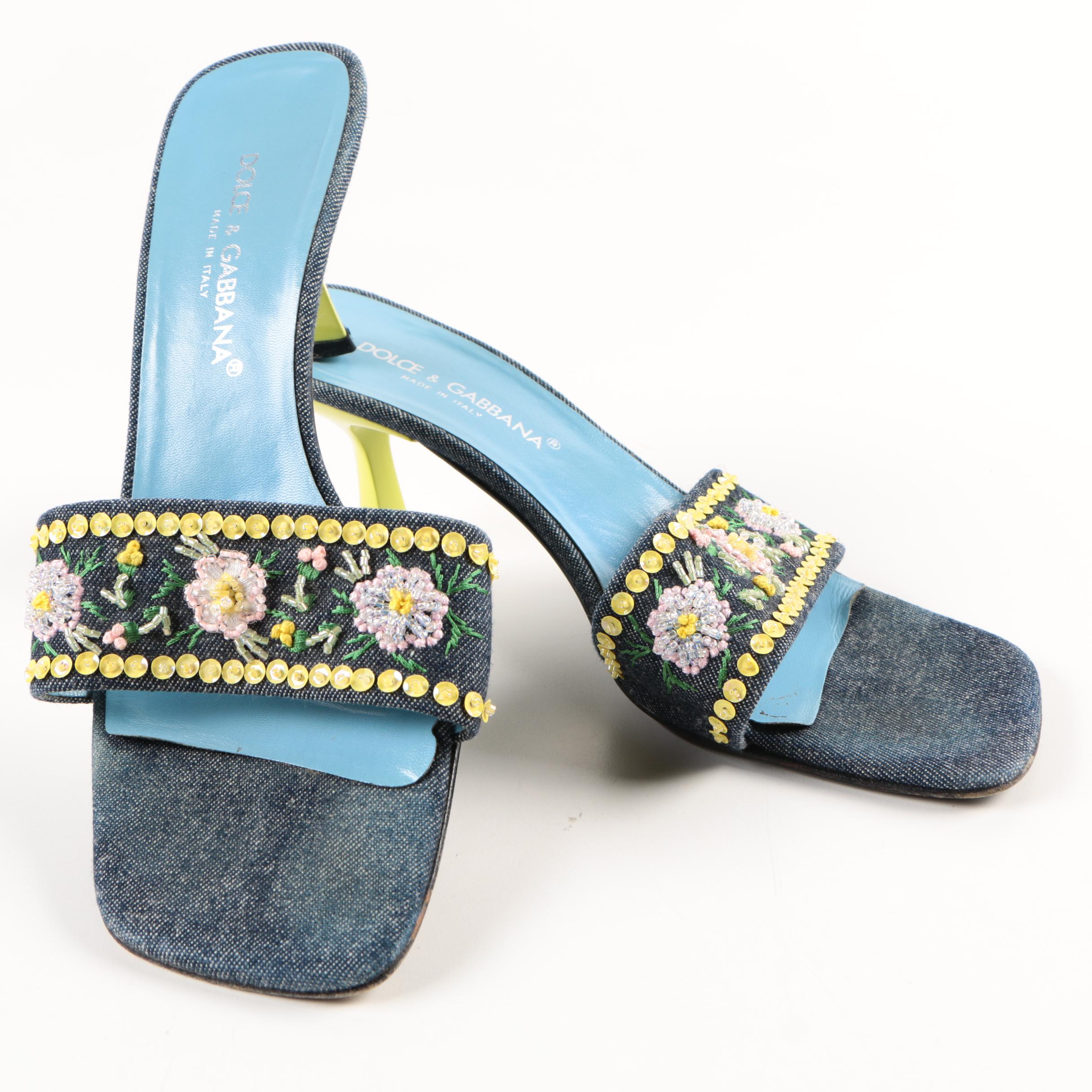 Dolce & Gabbana Embellished Sandals