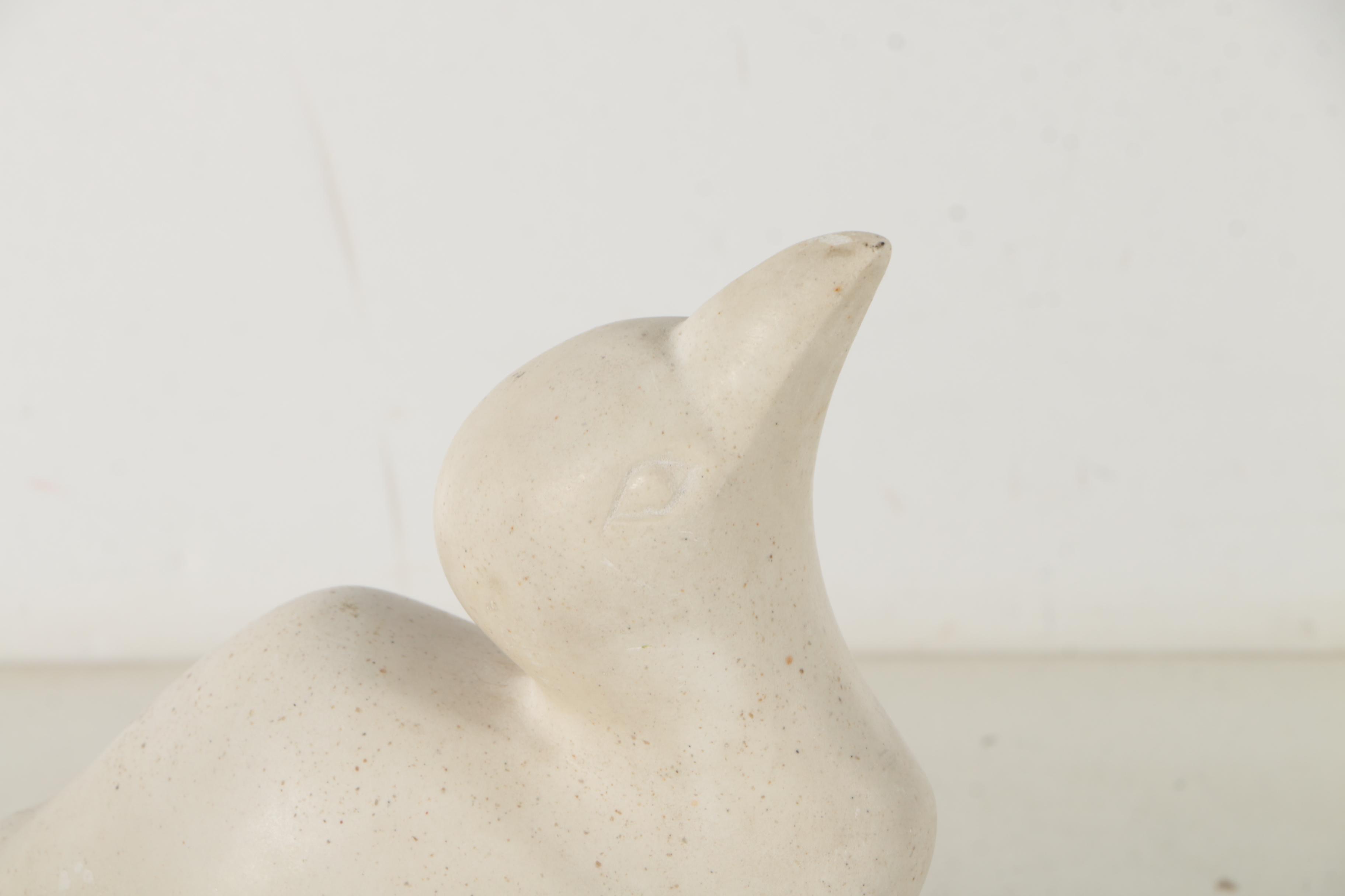 V. Robinson Plaster Bird Sculptures