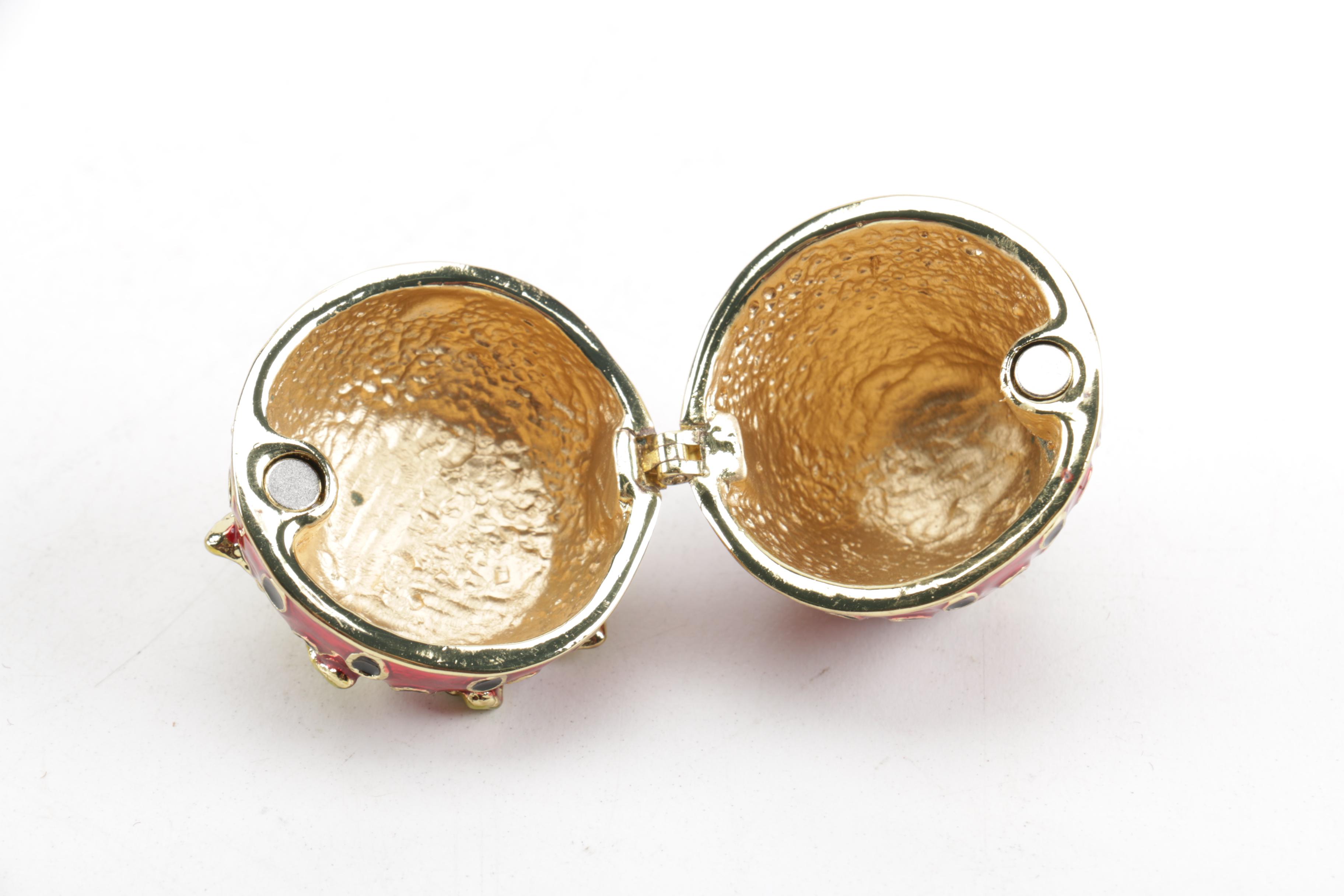 Monet Enamel Trinket Boxes