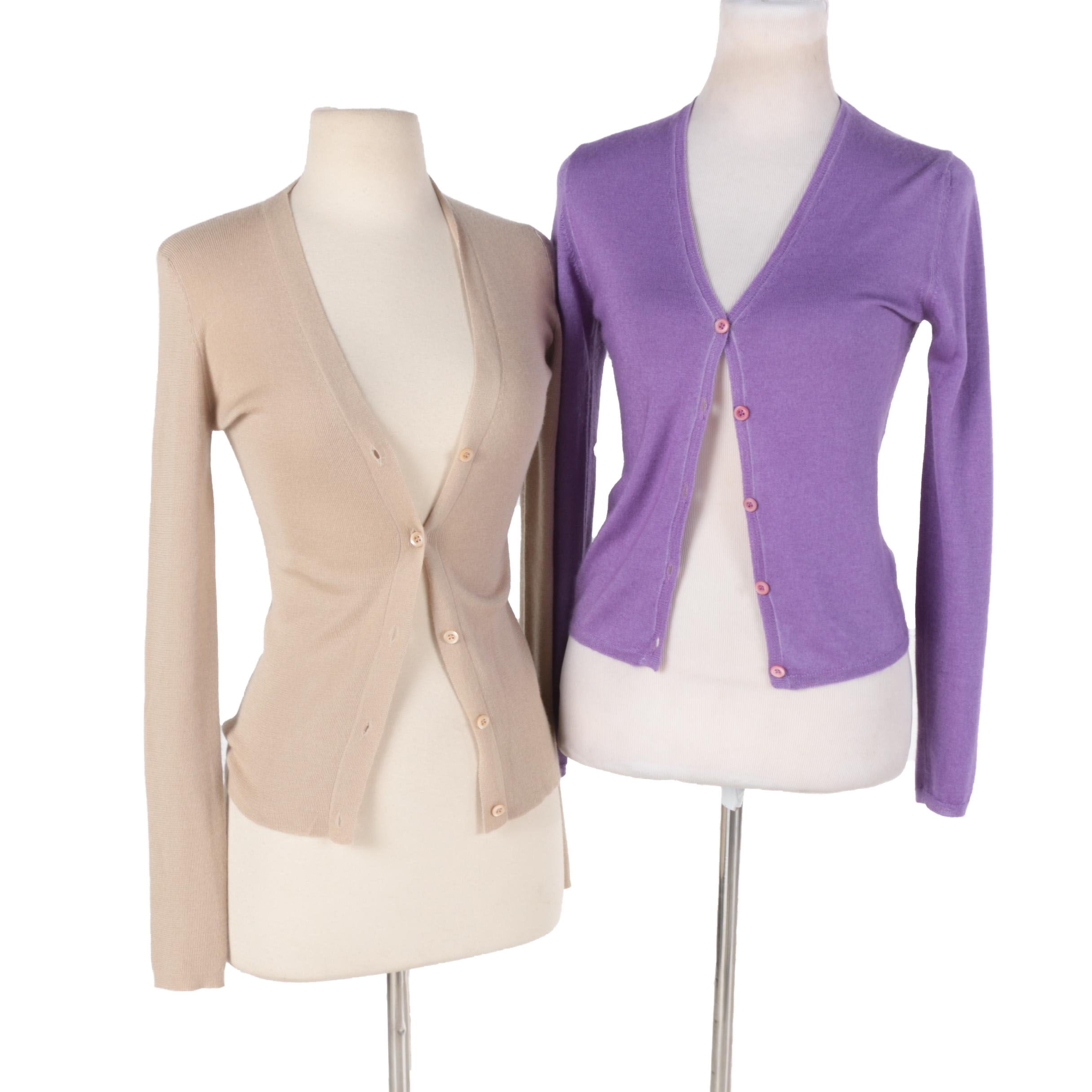 Prada Cardigan Sweaters