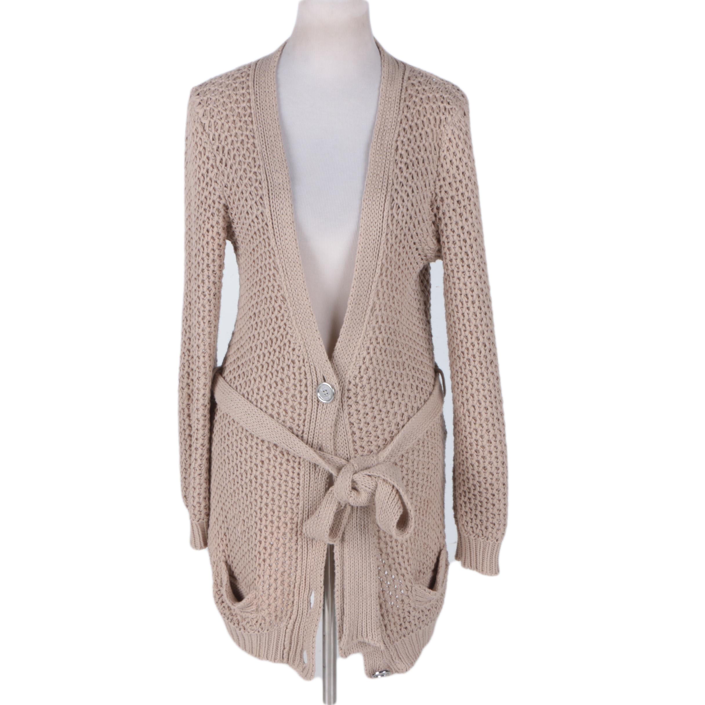 Burberry London Belted Cardigan