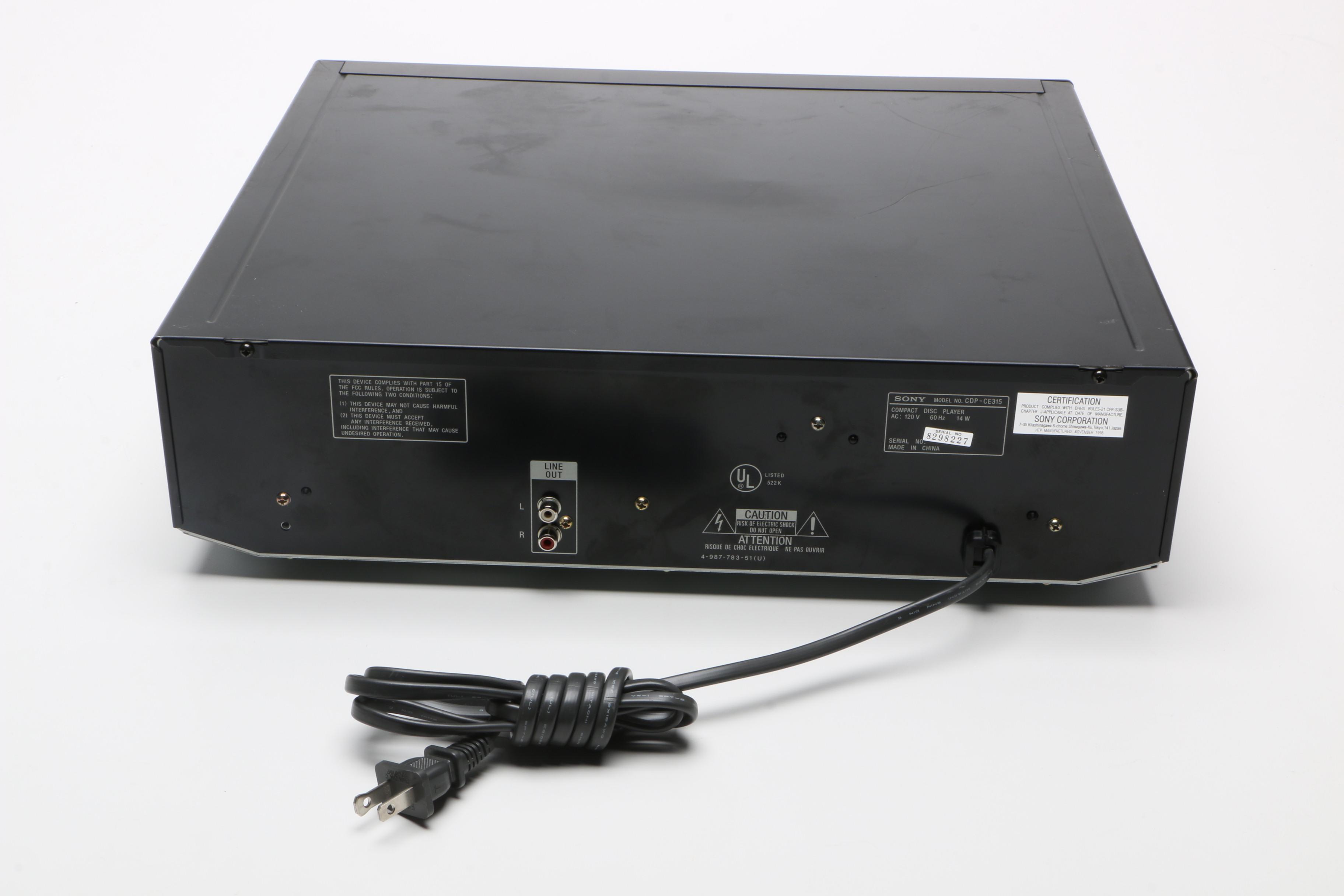 Sony 5-Disc CD Changer