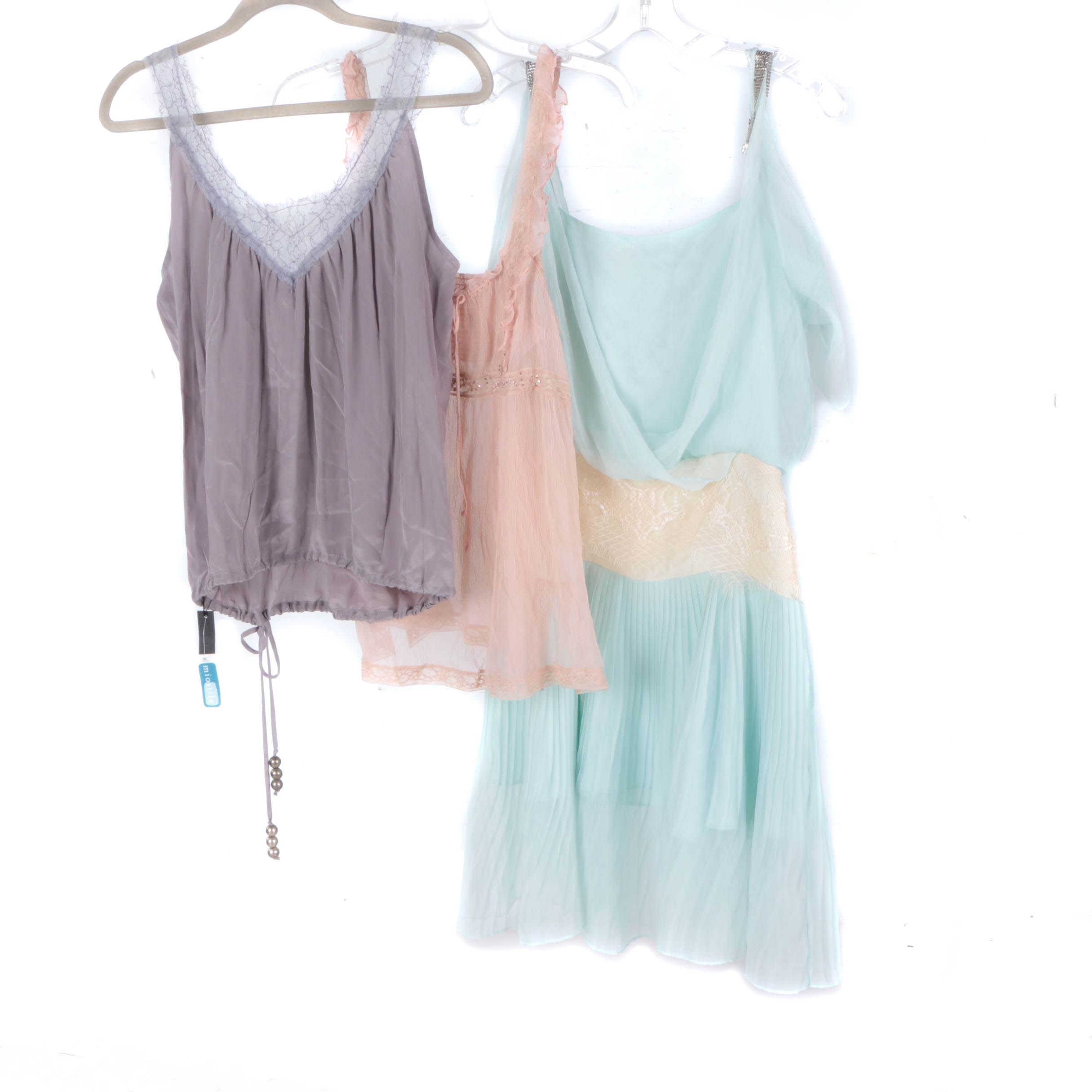 Camisoles and a Dress Including Rebecca Taylor