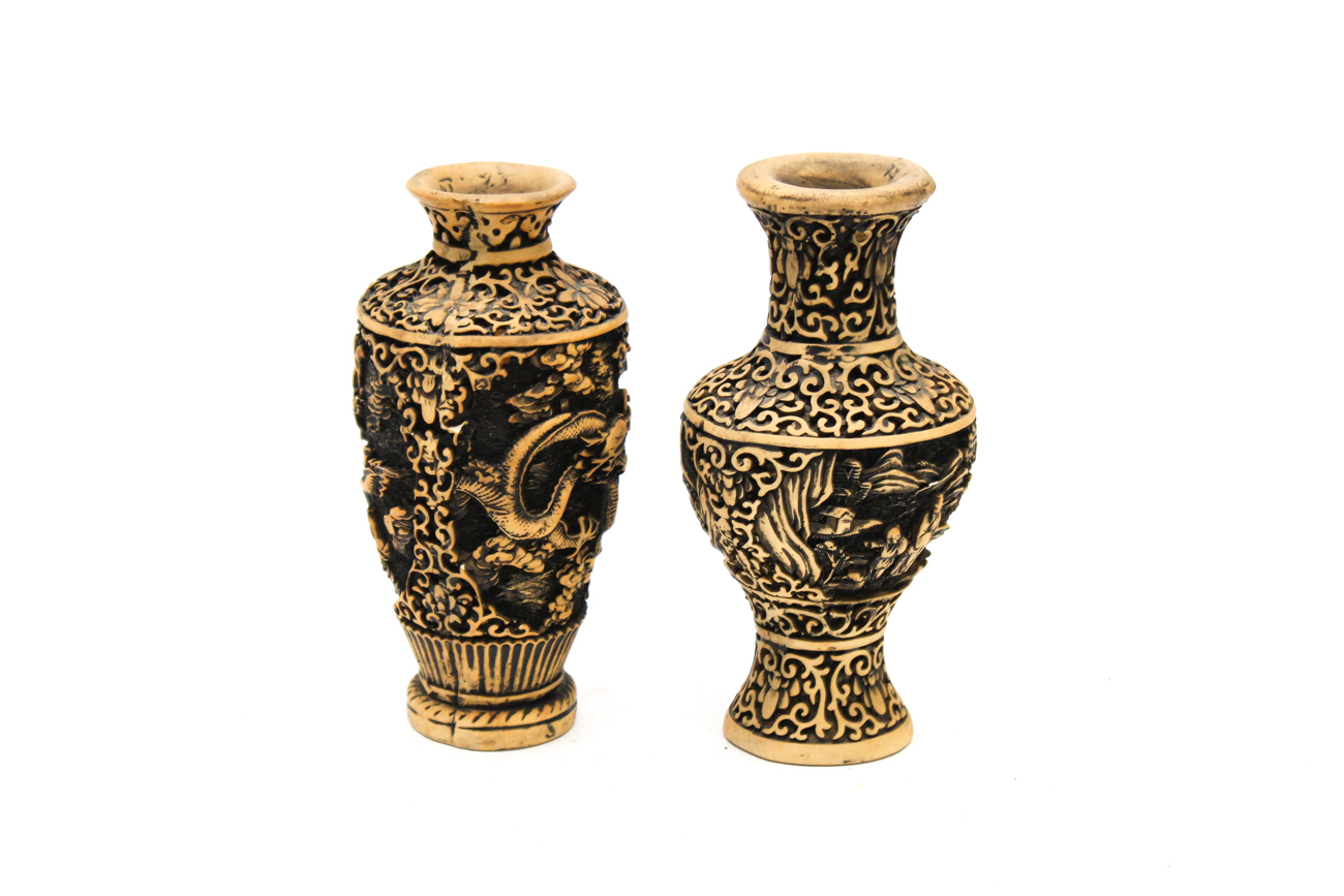 Chinese Resin Vases
