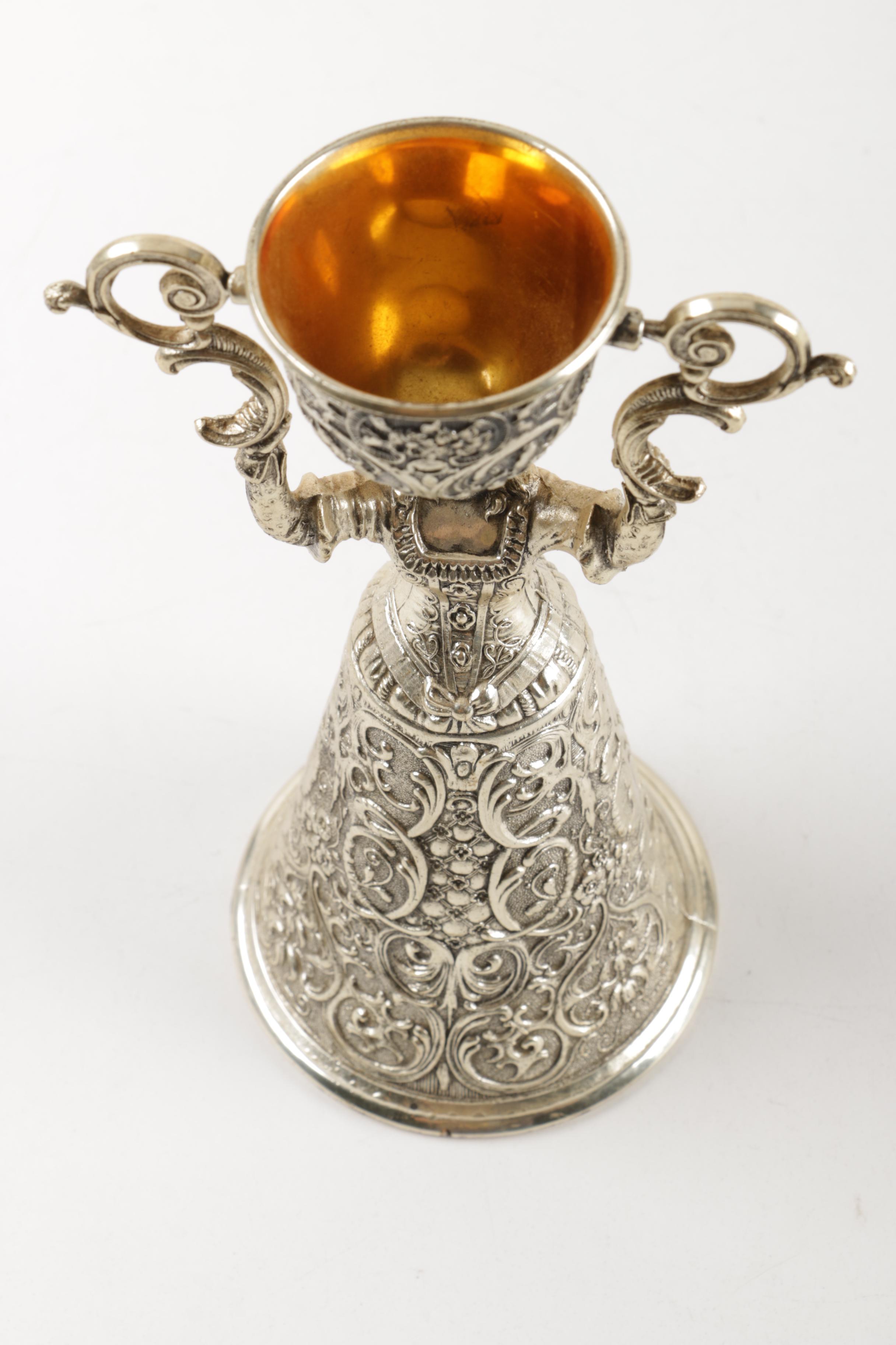 Nuernberg Silver Plate Wedding Cup