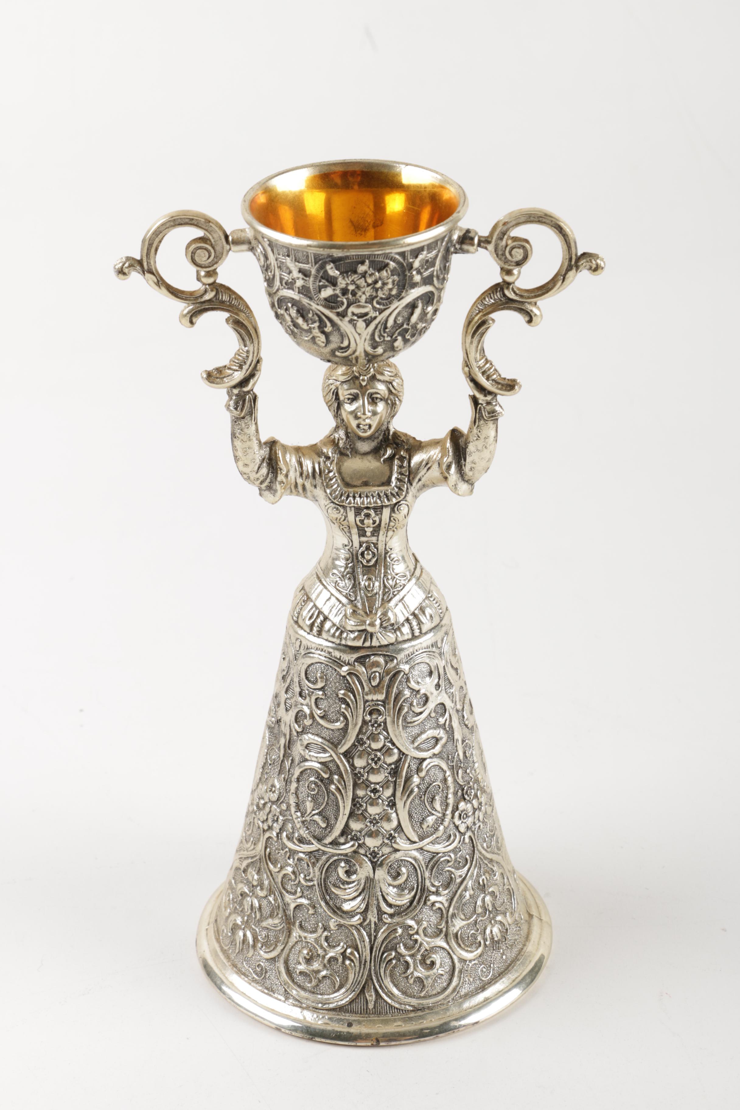 Nuernberg Silver Plate Wedding Cup