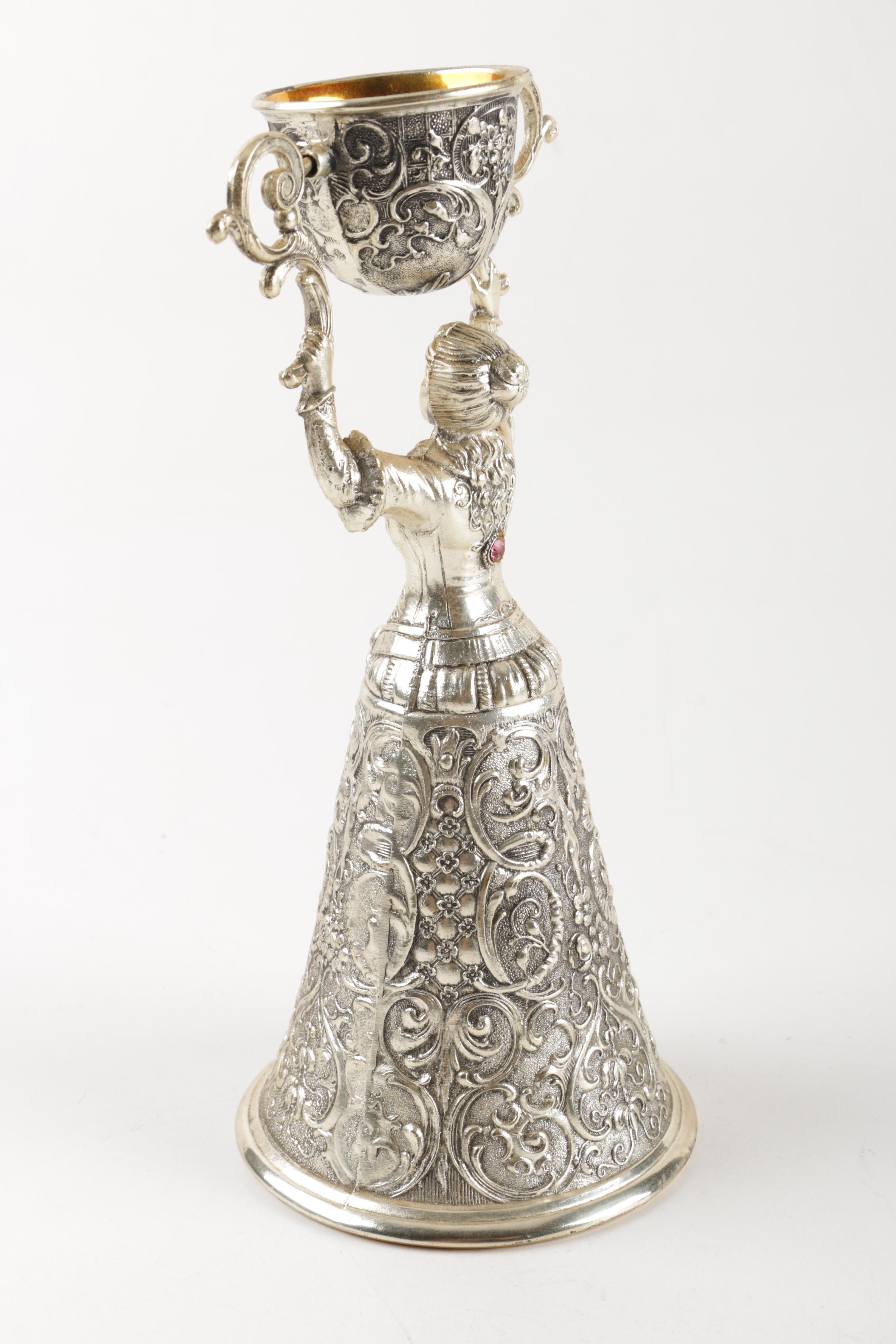 Nuernberg Silver Plate Wedding Cup