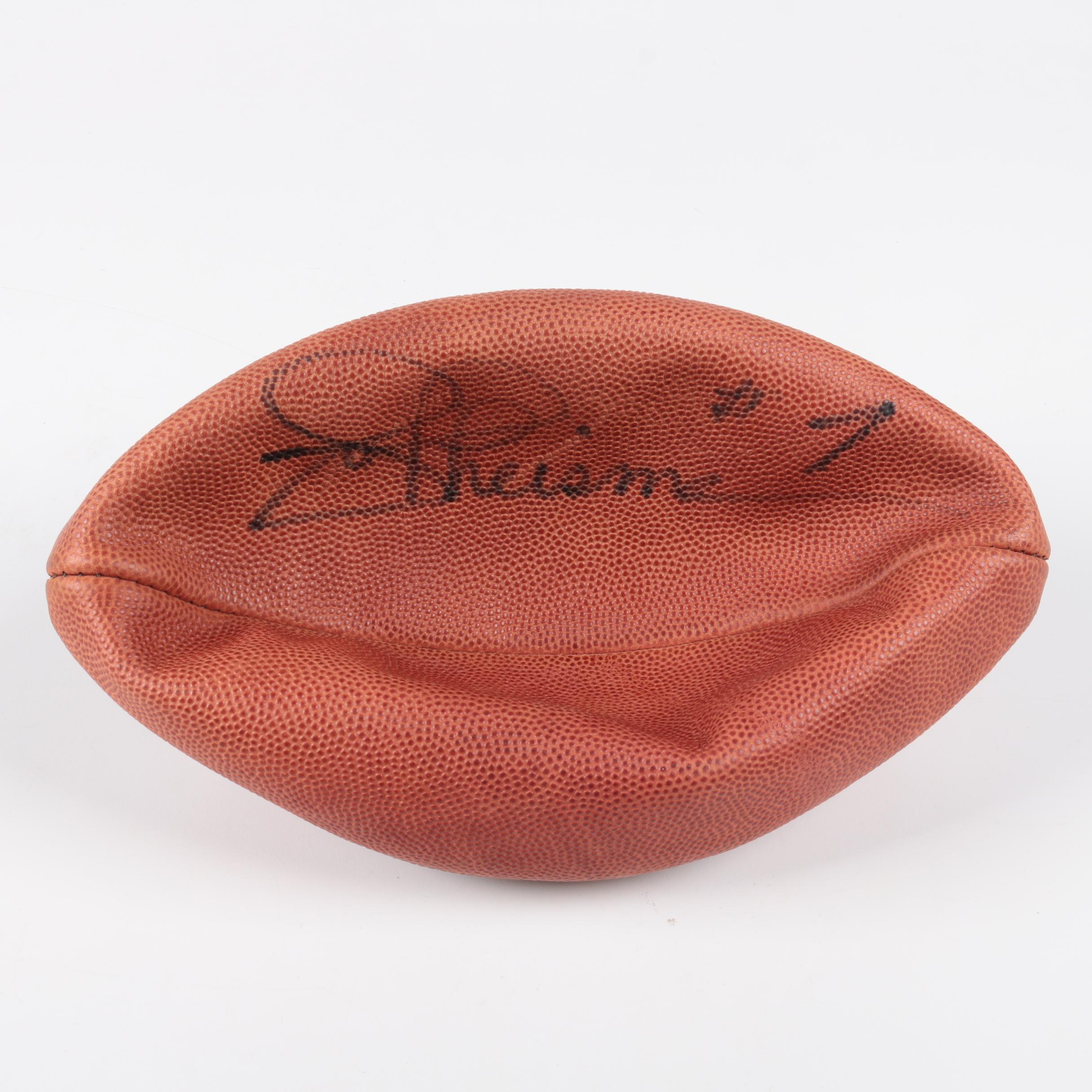 Joe Theismann Autographed Football