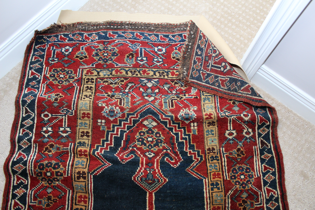 Antique Hand-Knotted Anatolian Carpet or Stair Runner