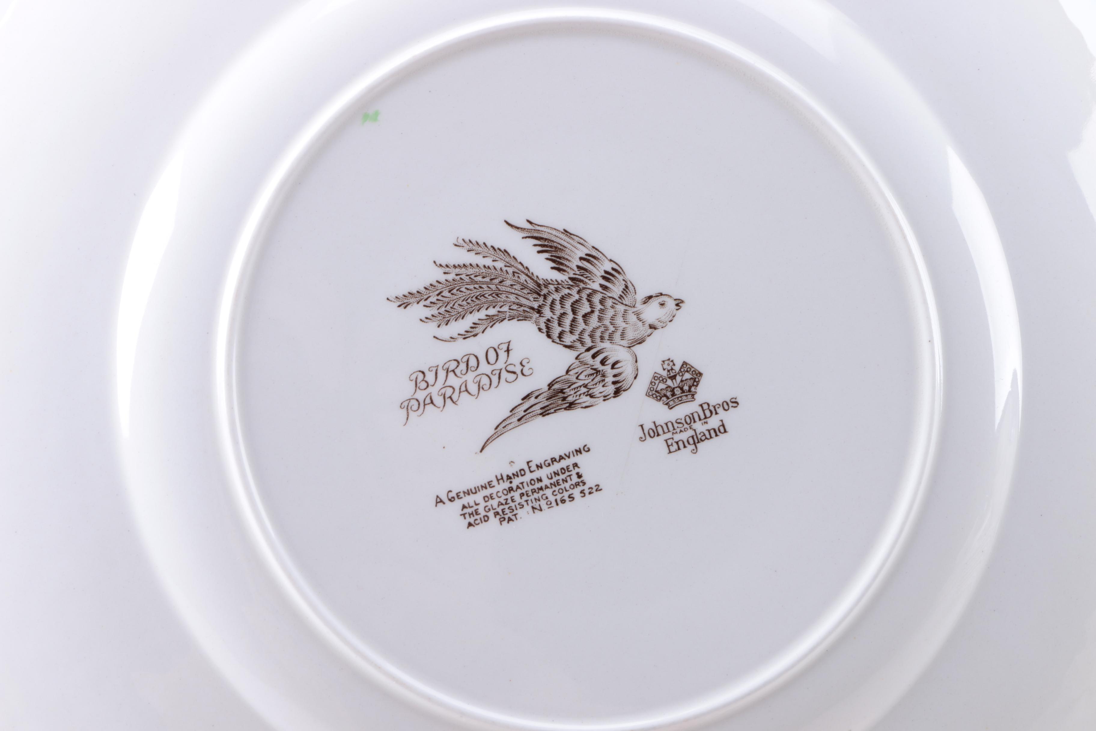Johnson Brothers "Bird of Paradise" Tableware