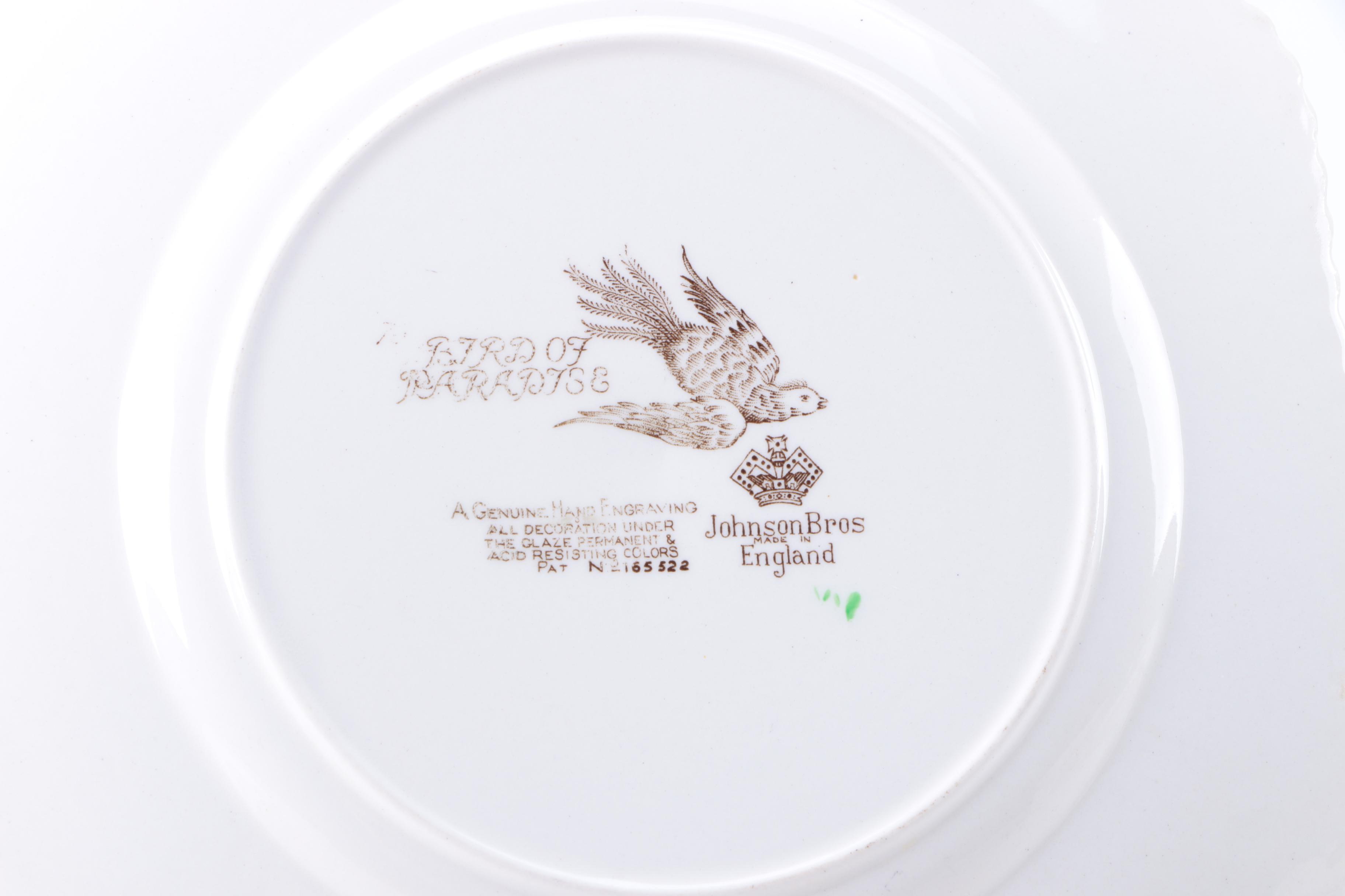 Johnson Brothers "Bird of Paradise" Tableware