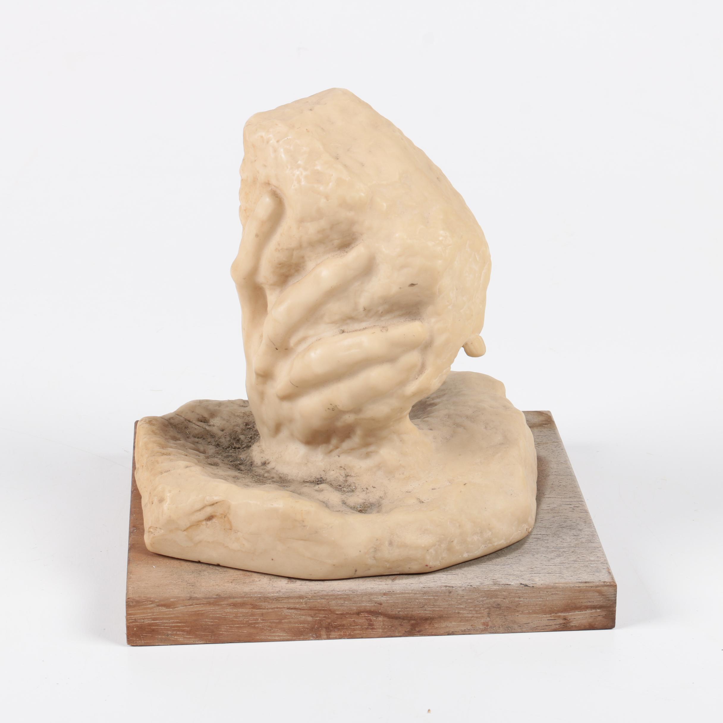 "The Hand of God" After Rodin Resin Sculpture Reproduction