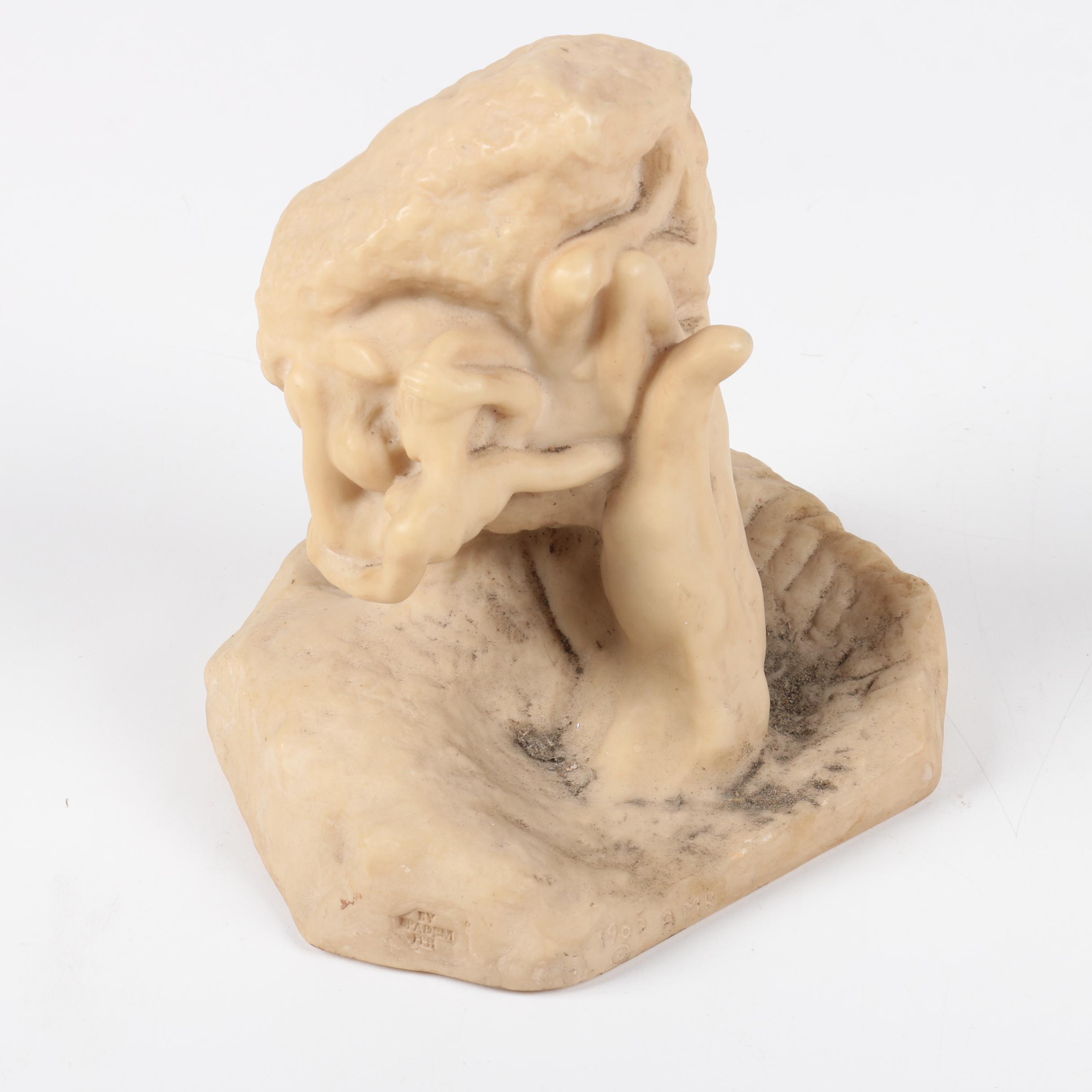 "The Hand of God" After Rodin Resin Sculpture Reproduction