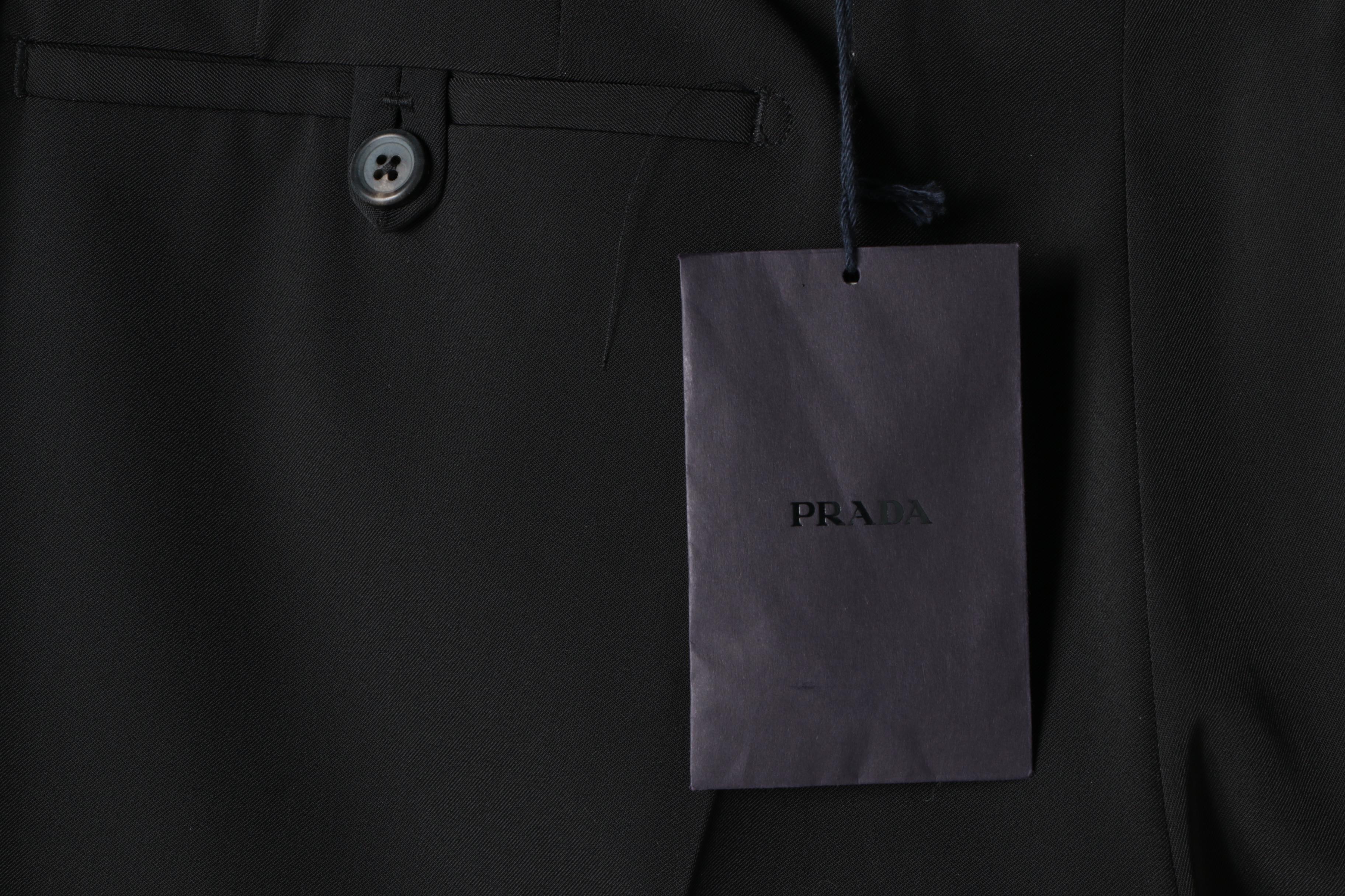 Men's Prada Black Trousers