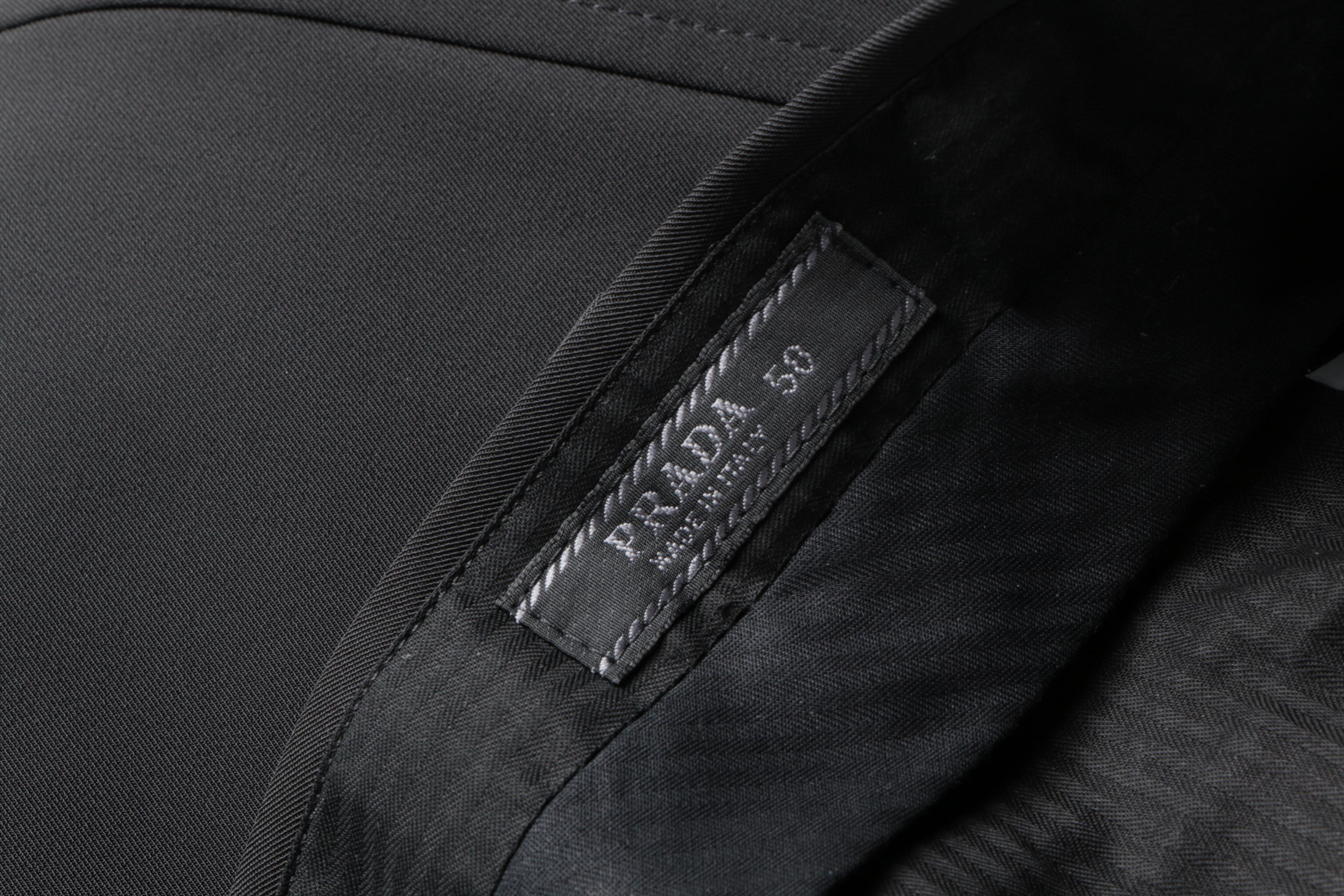 Men's Prada Black Trousers